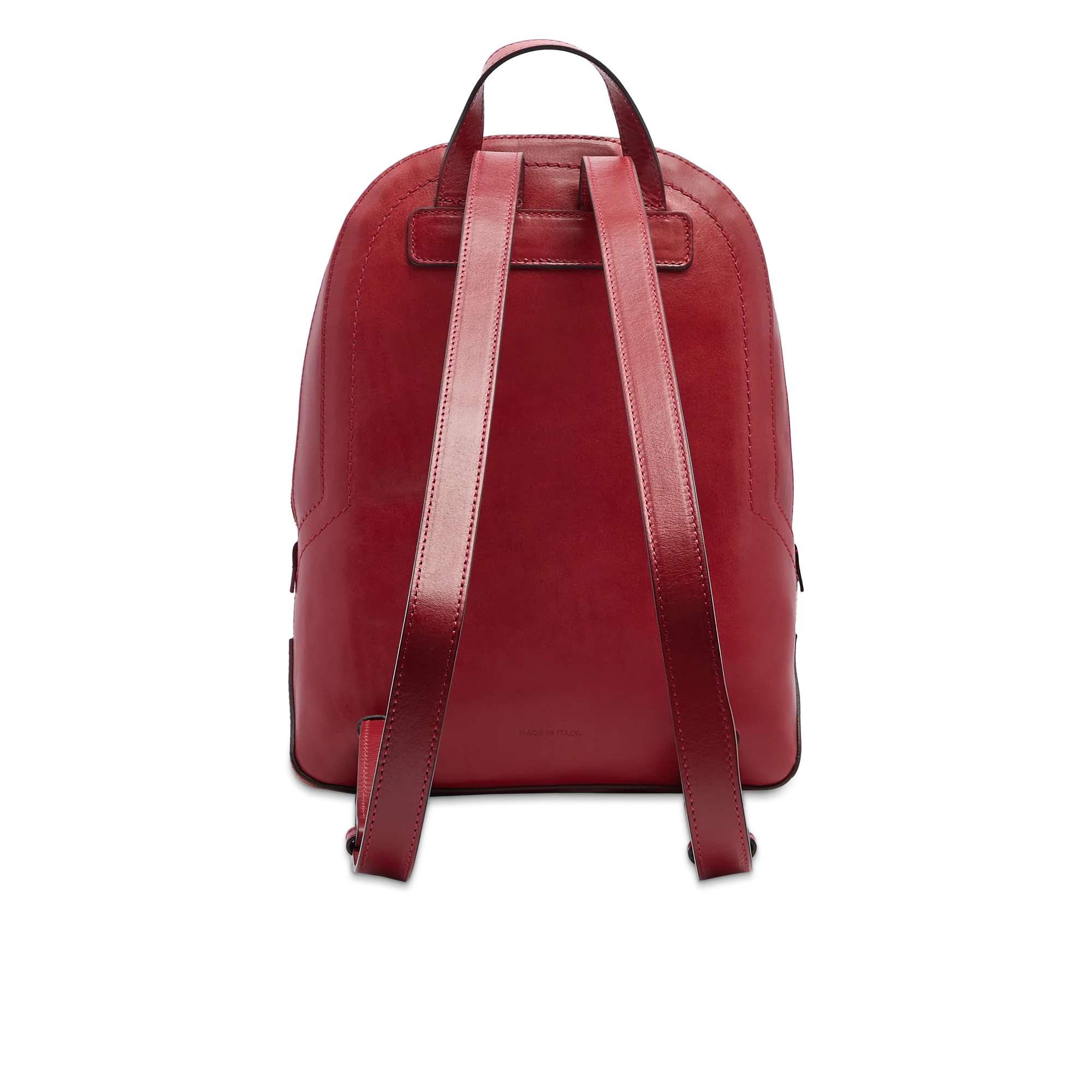 Zaino donna in pelle con tasca frontale - Image 3