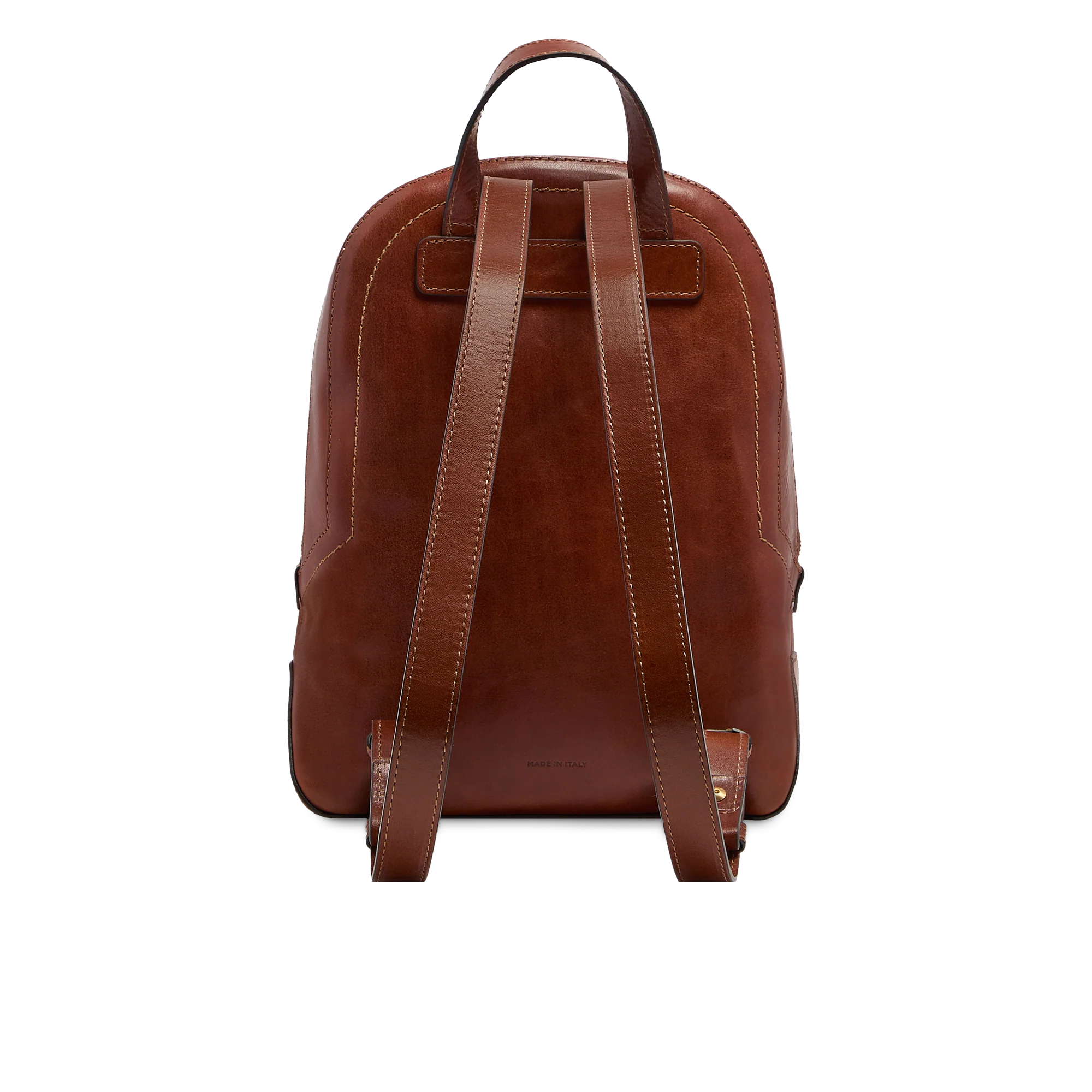 Zaino donna in pelle con tasca frontale - Image 3