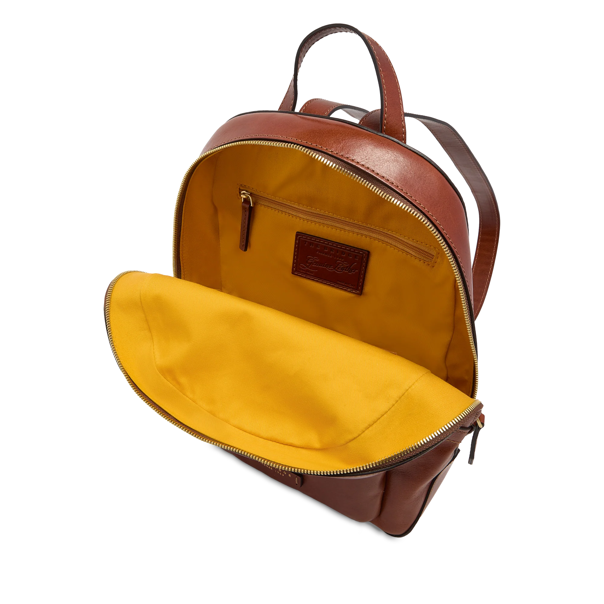 Zaino donna in pelle con tasca frontale - Image 4