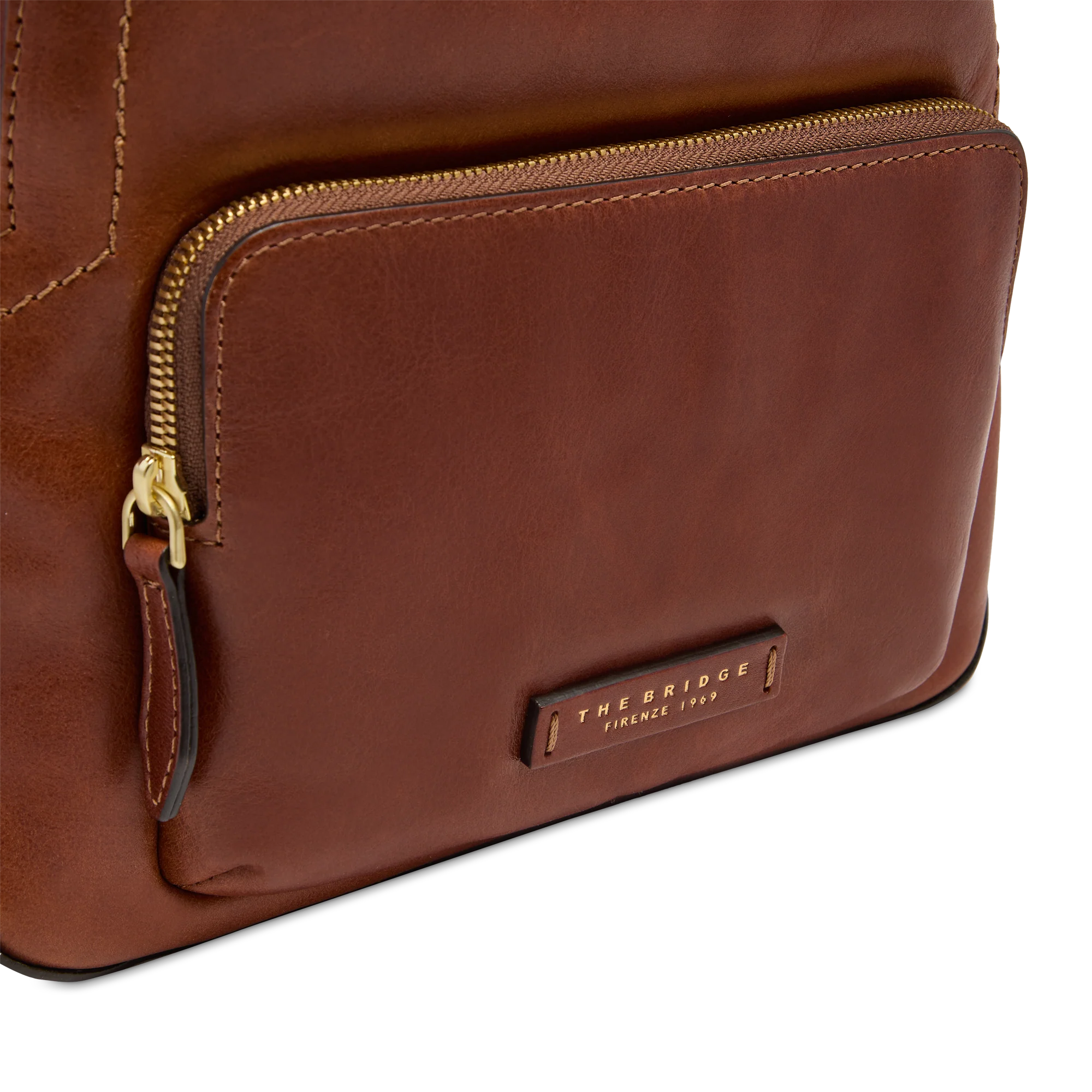 Zaino donna in pelle con tasca frontale - Image 5