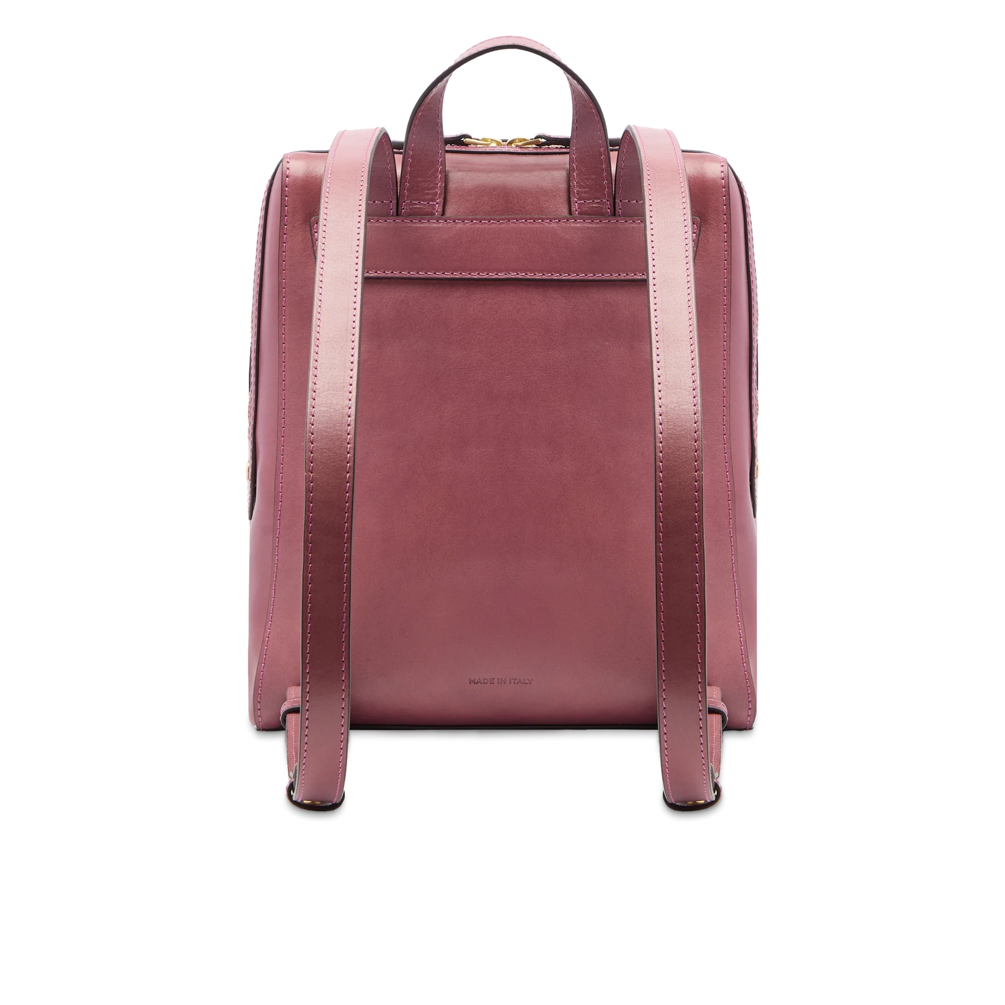 Zaino donna in pelle con tasca frontale - Image 3