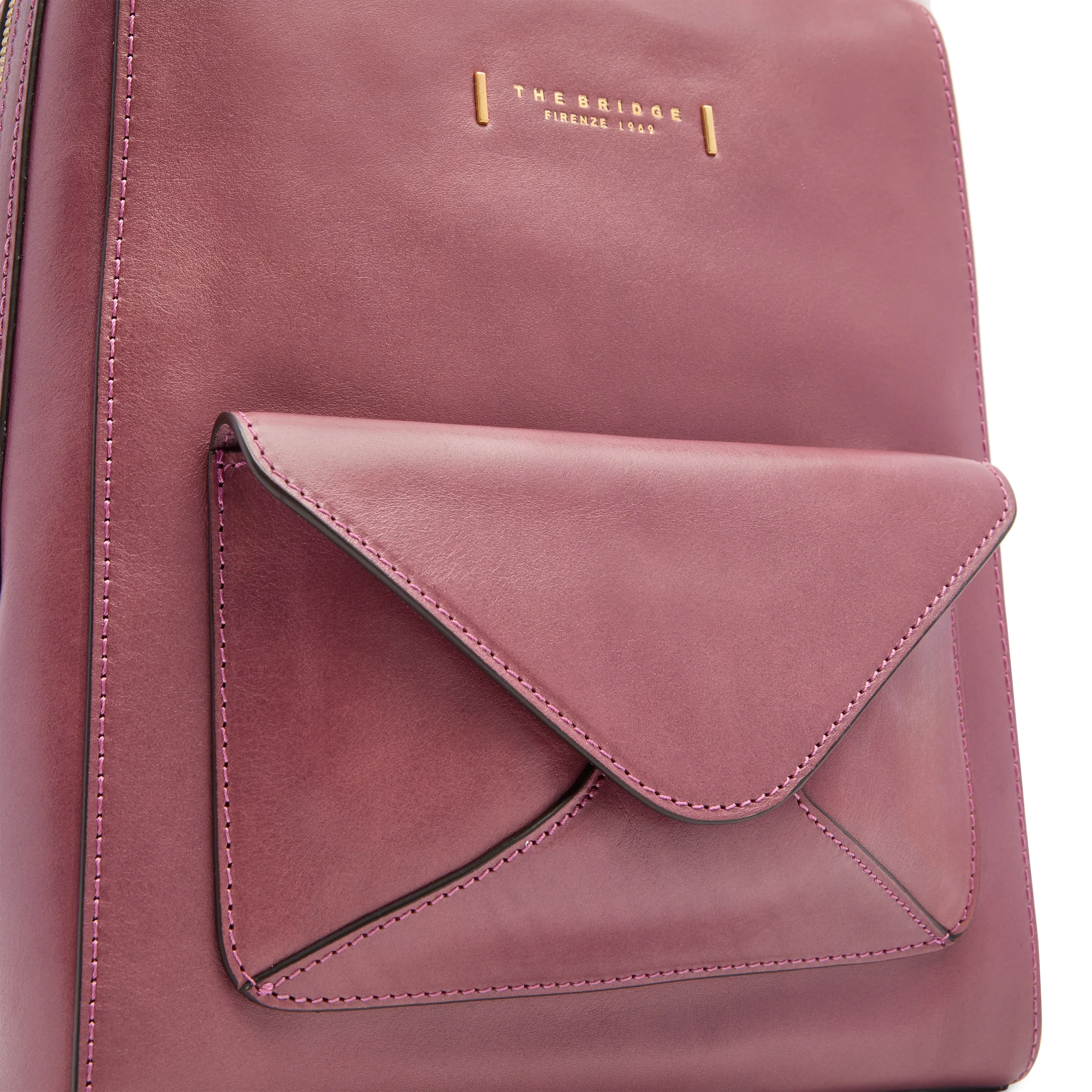 Zaino donna in pelle con tasca frontale - Image 5