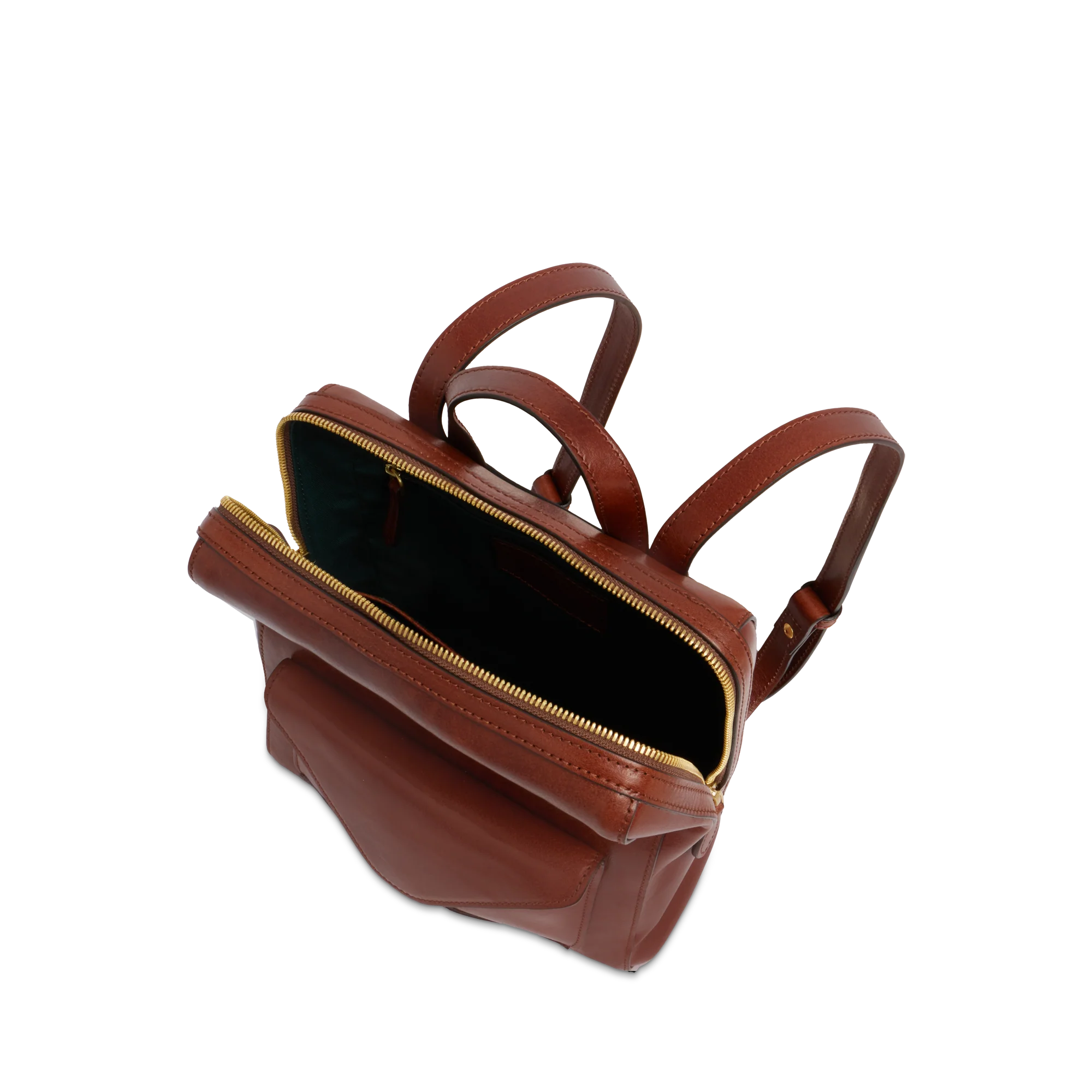 Zaino donna in pelle con tasca frontale - Image 4