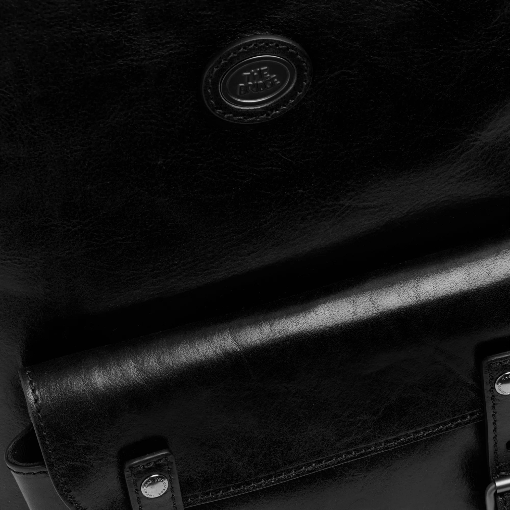 Zaino in pelle porta pc uomo due zip - Image 5