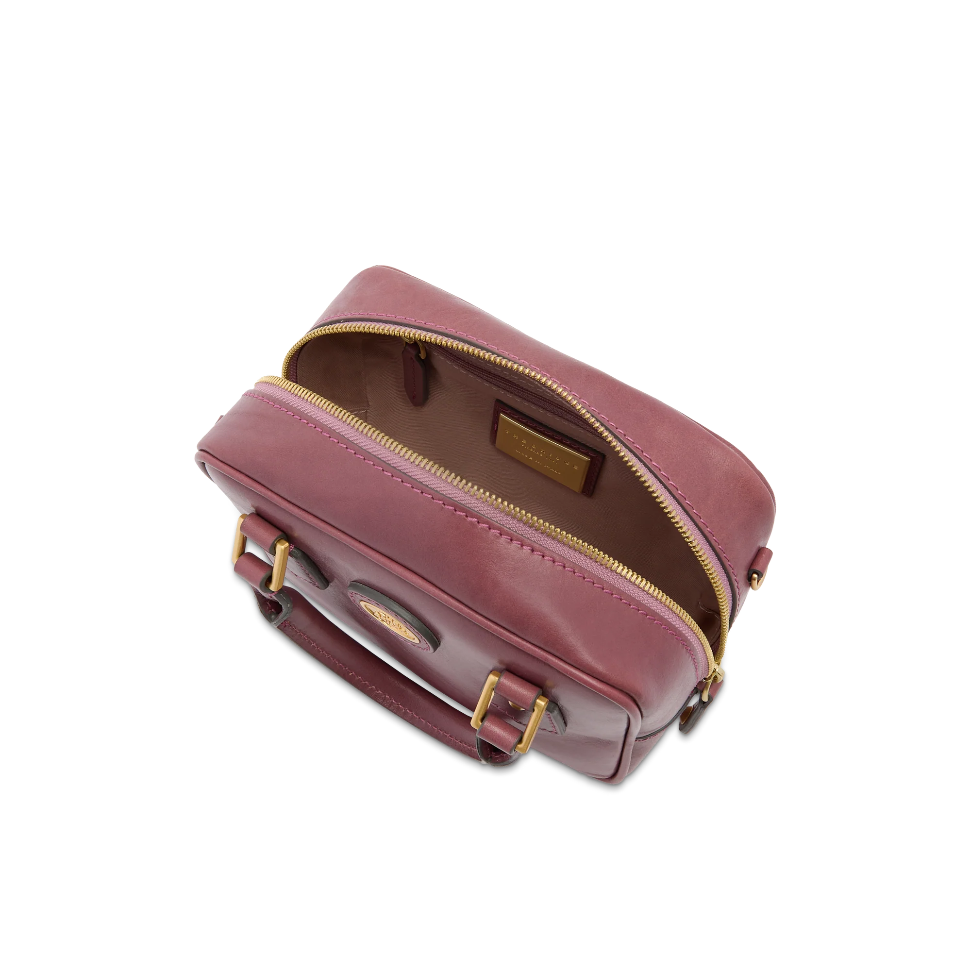 Bauletto in pelle con tracolla removibile - Image 4