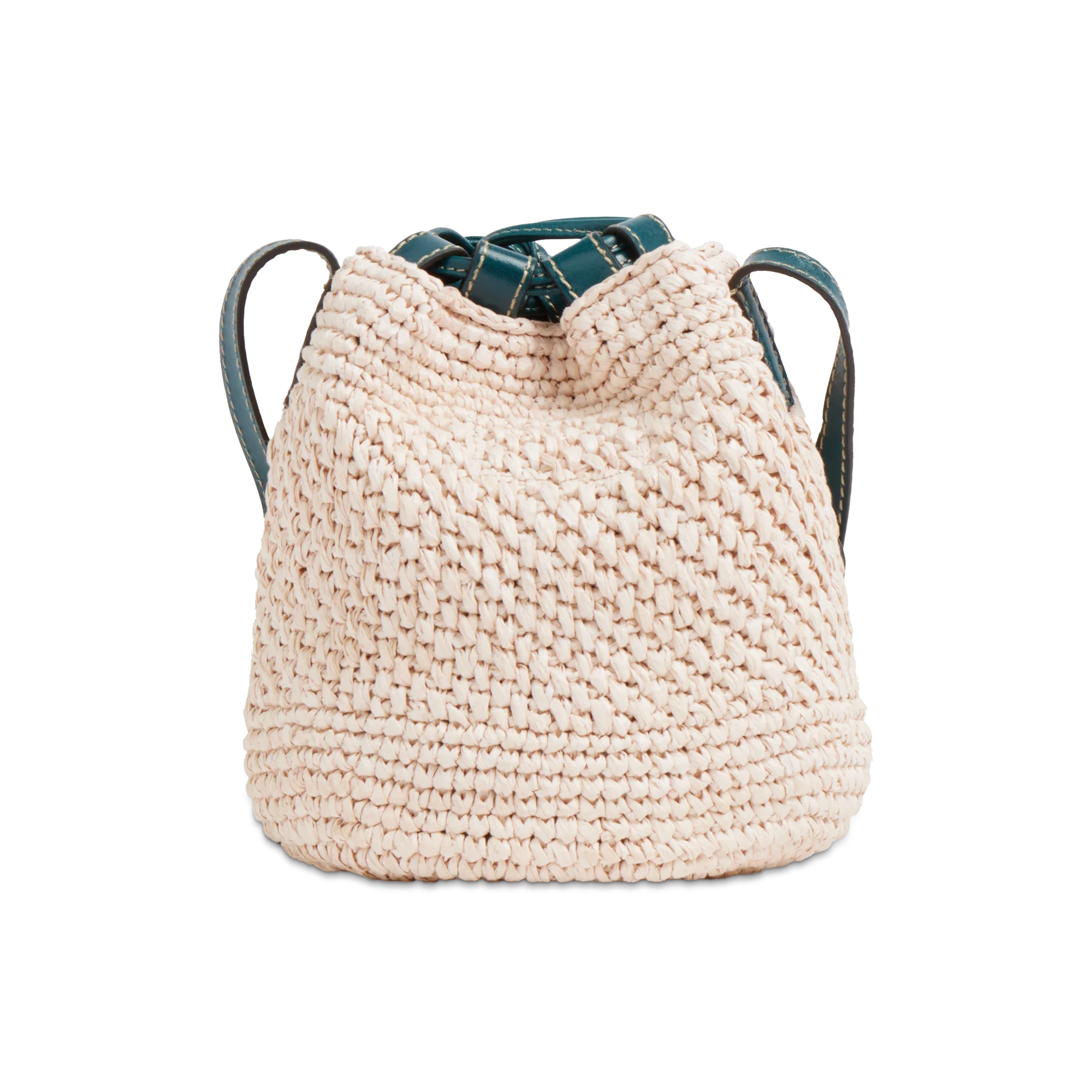 Borsa secchiello in rafia - Image 3
