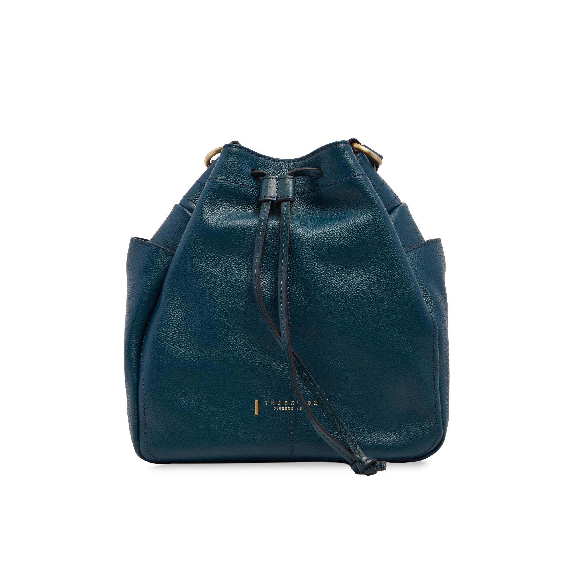 Borsa secchiello in pelle