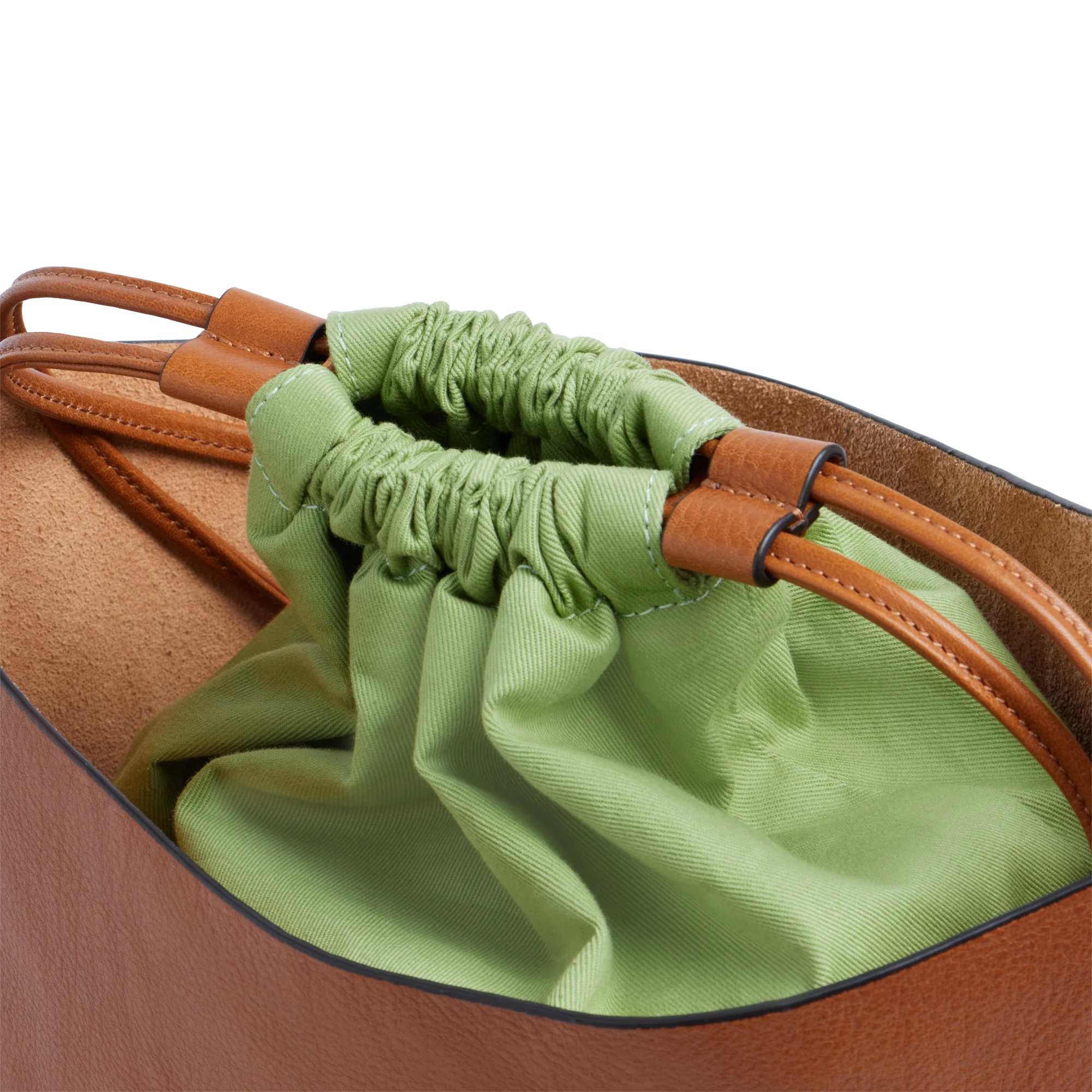 Borsa secchiello in pelle morbida - Image 5