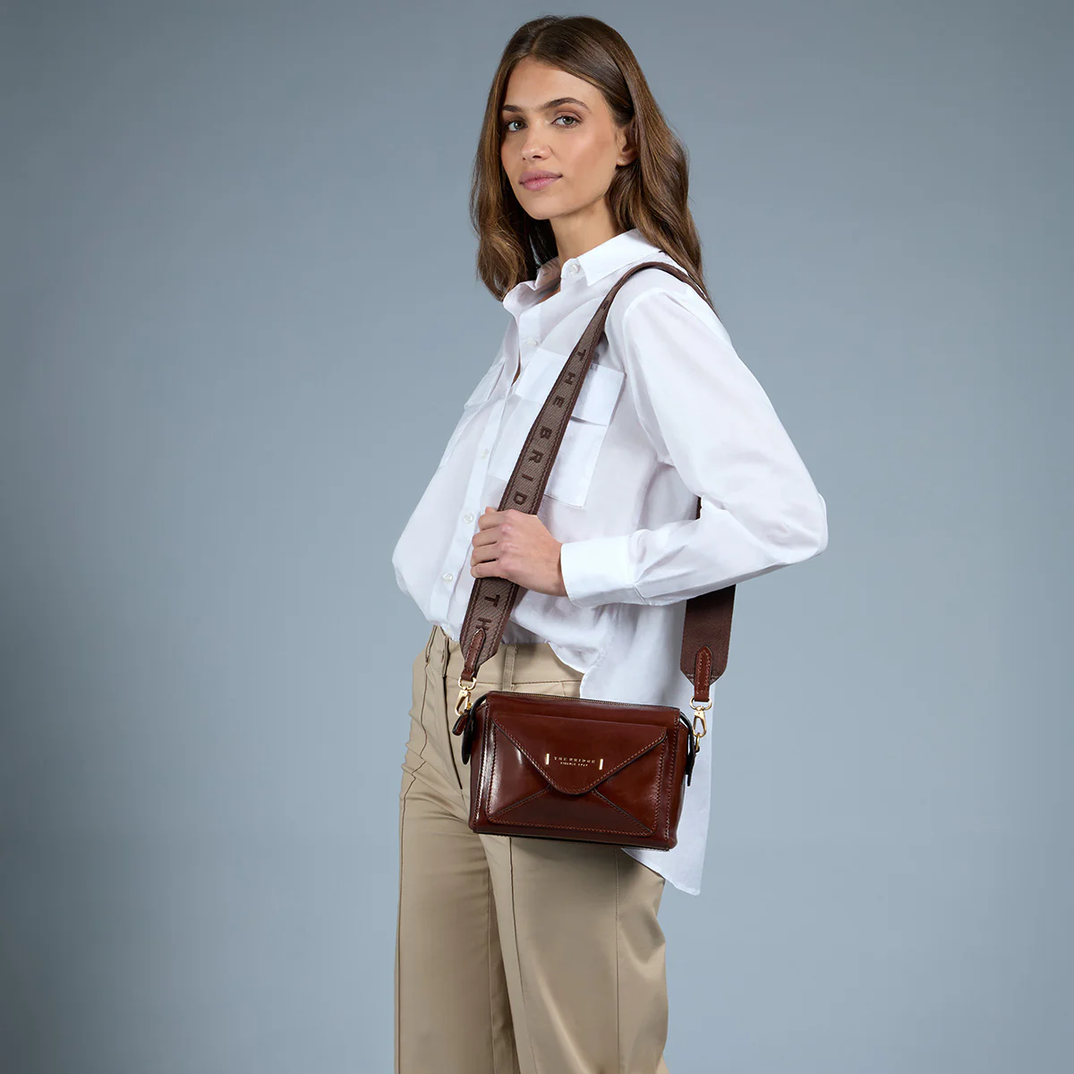 Borsa tracolla pelle chiusa con zip taglia s - Image 8