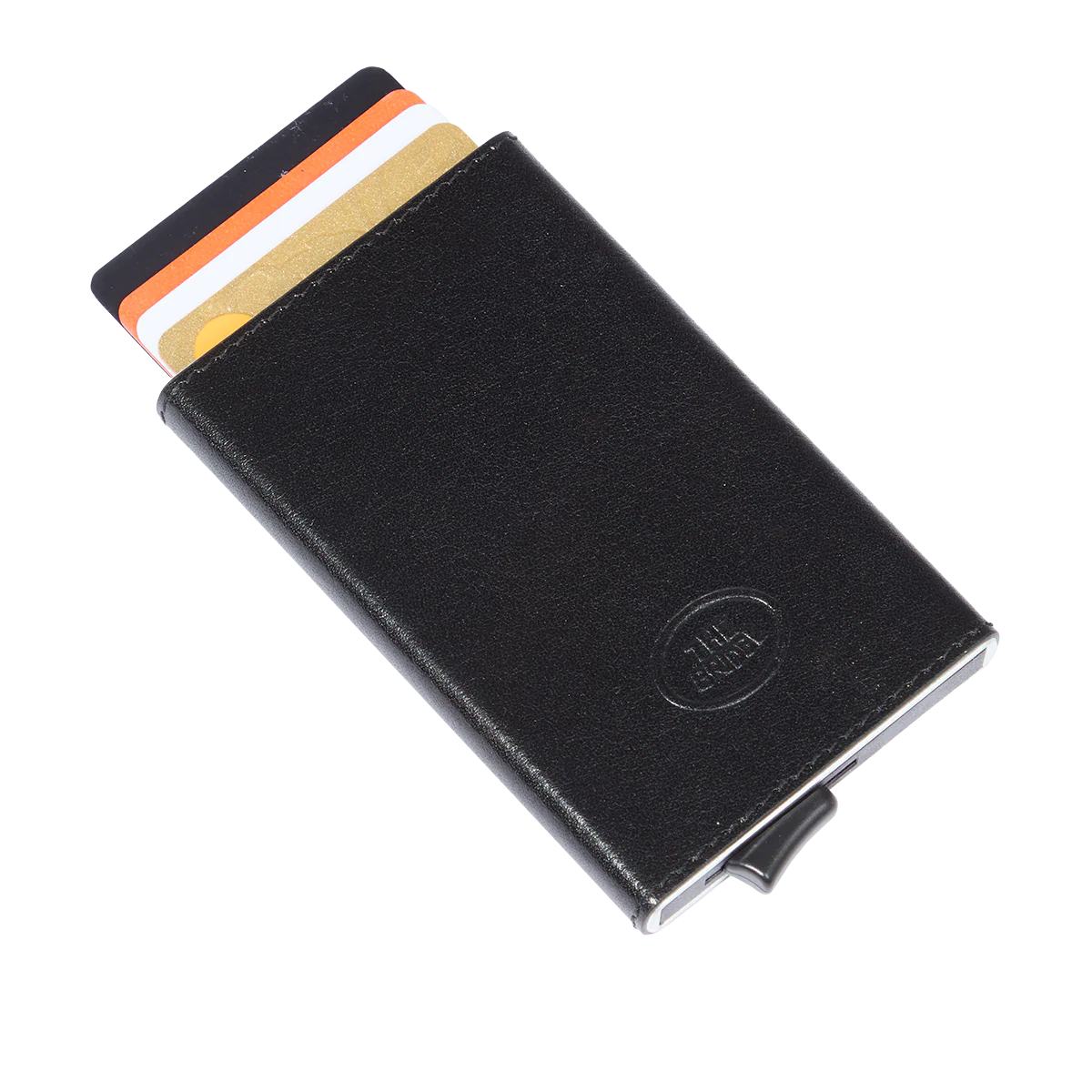 Portacarte in pelle a scatto con protezione rfid - Image 2