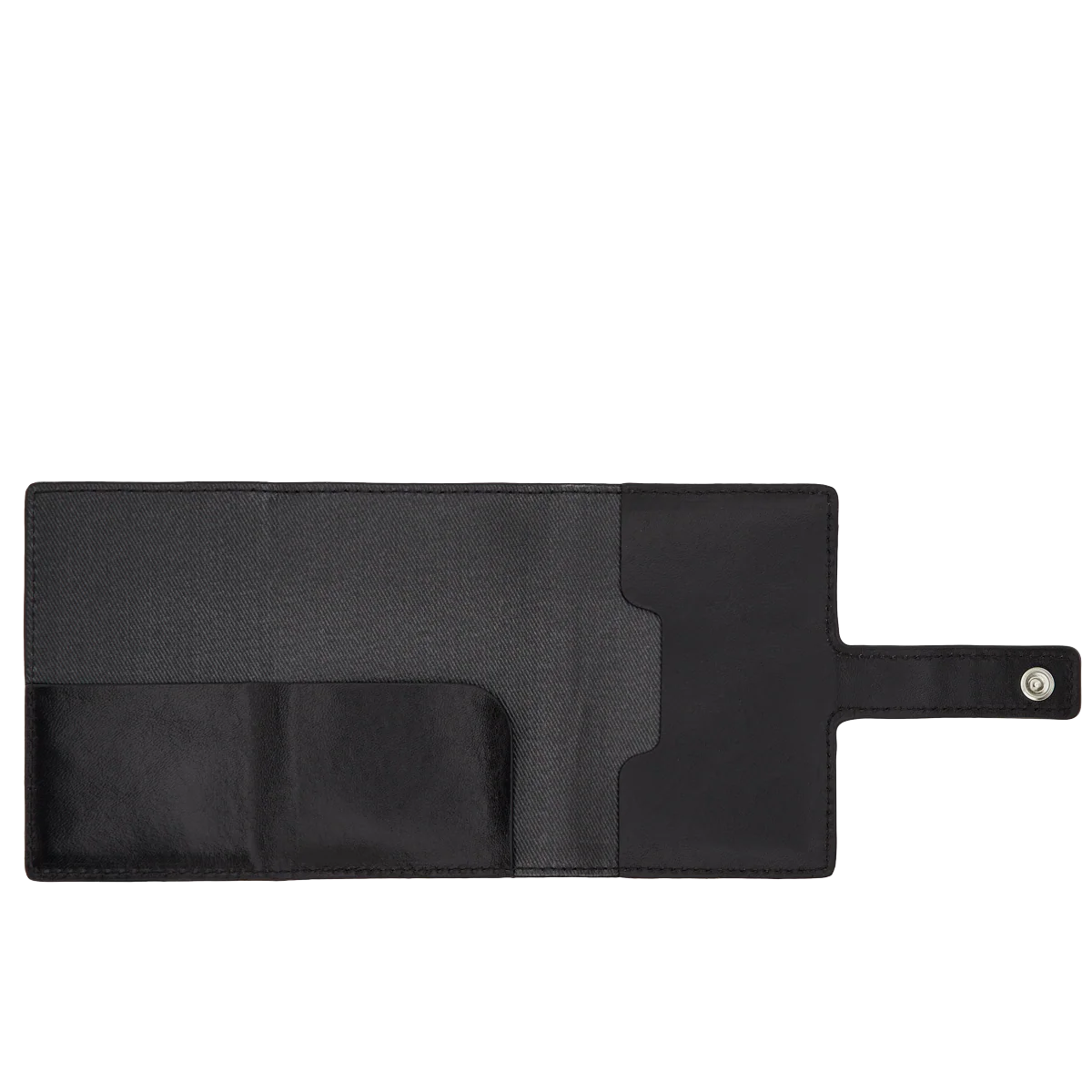Portacarte in pelle a scatto con protezione rfid - Image 2