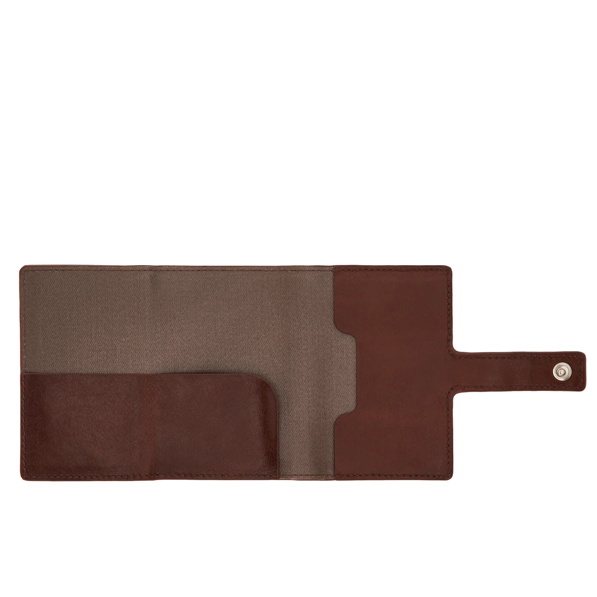 Portacarte in pelle a scatto con protezione rfid - Image 2