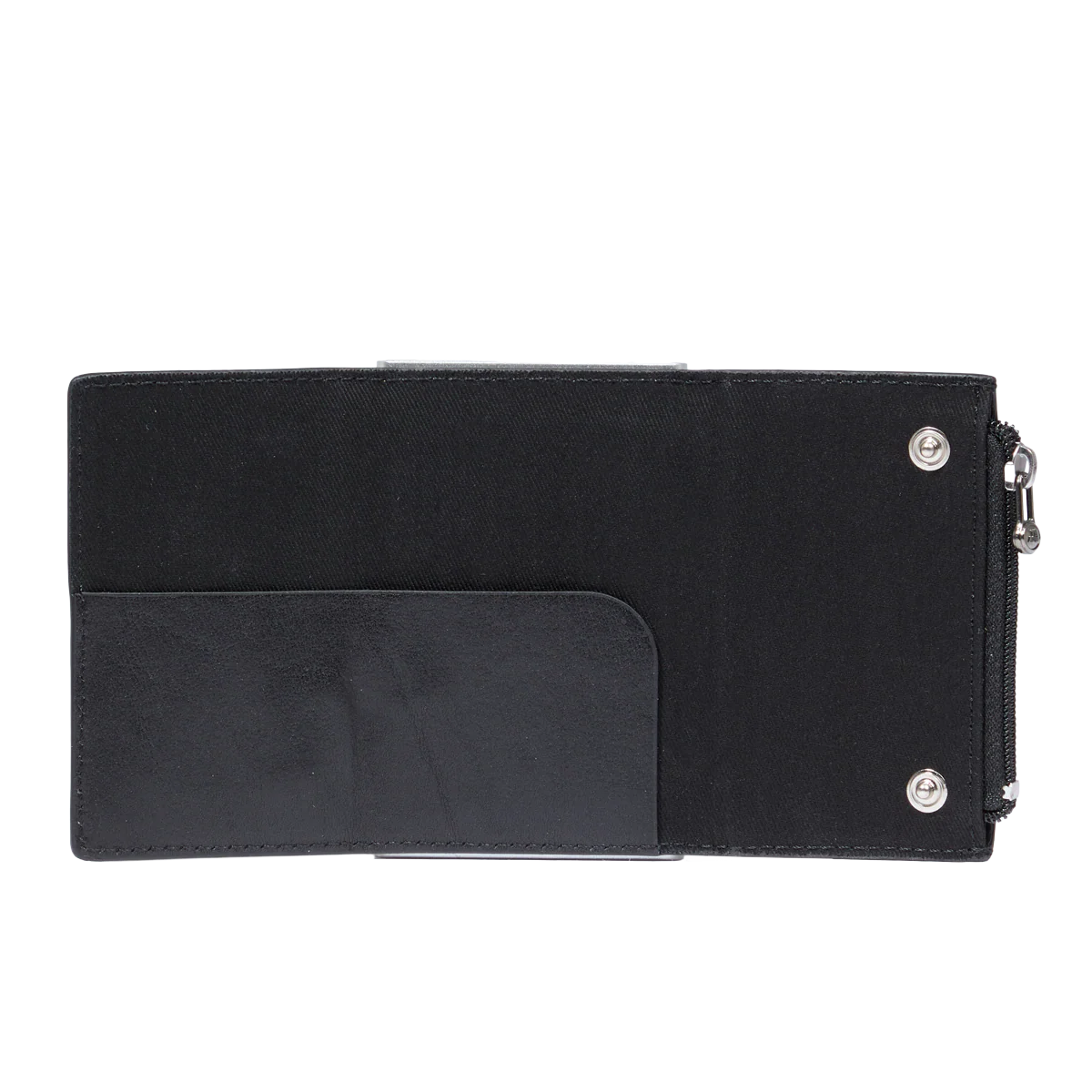 Portacarte in pelle a scatto con protezione rfid - Image 3