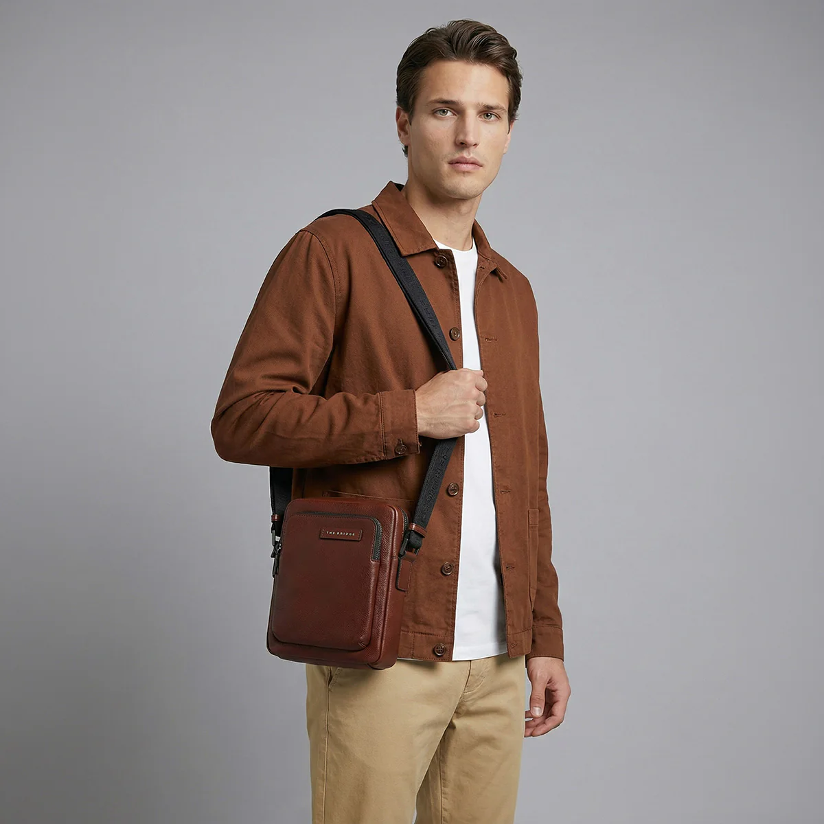 Borsa tracolla in pelle uomo - Image 6