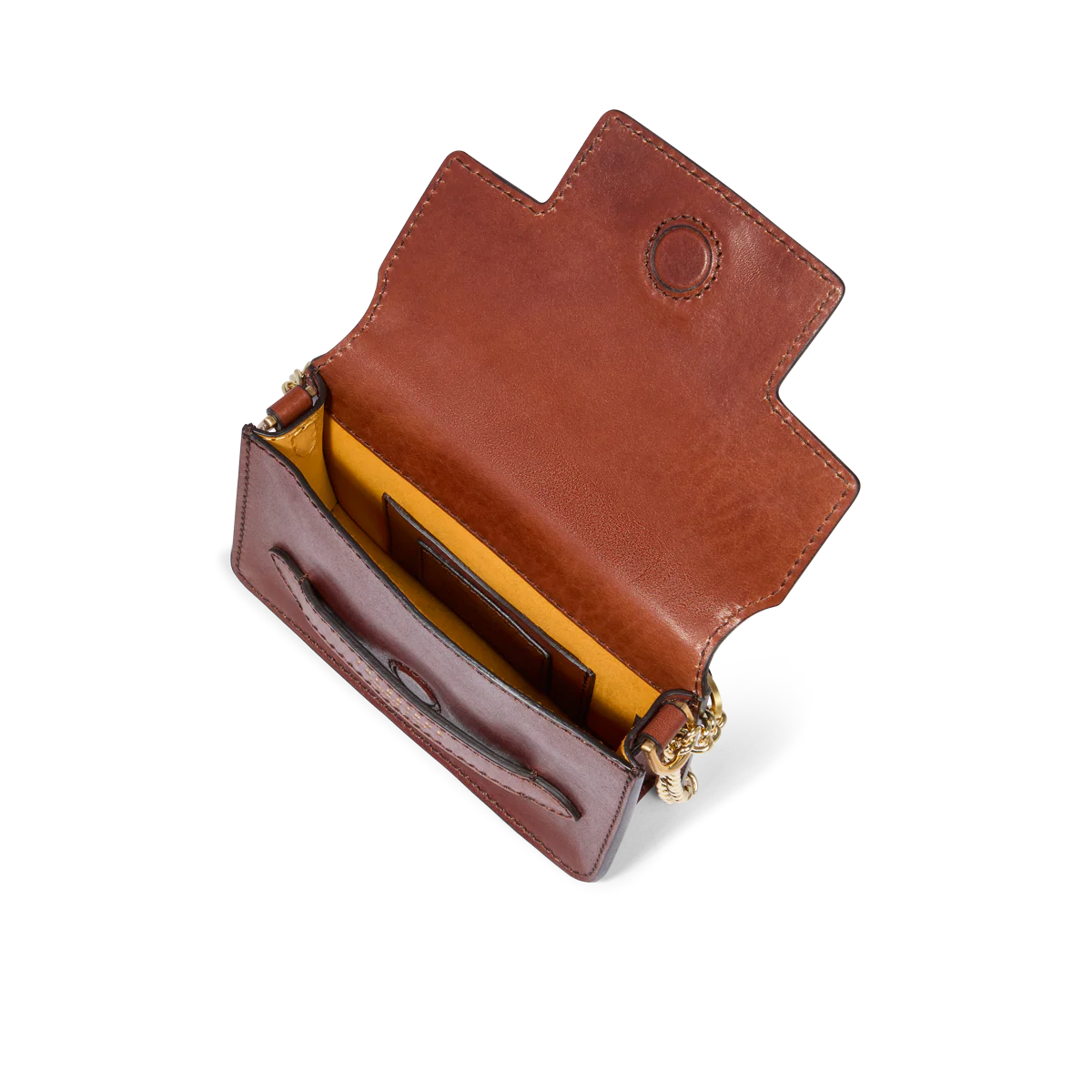 Borsa tracolla pelle con catena - Image 4