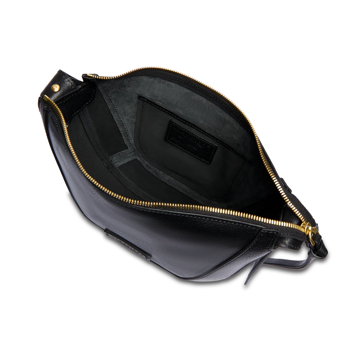 Borsa a tracolla in pelle granata taglia piccola - Image 4