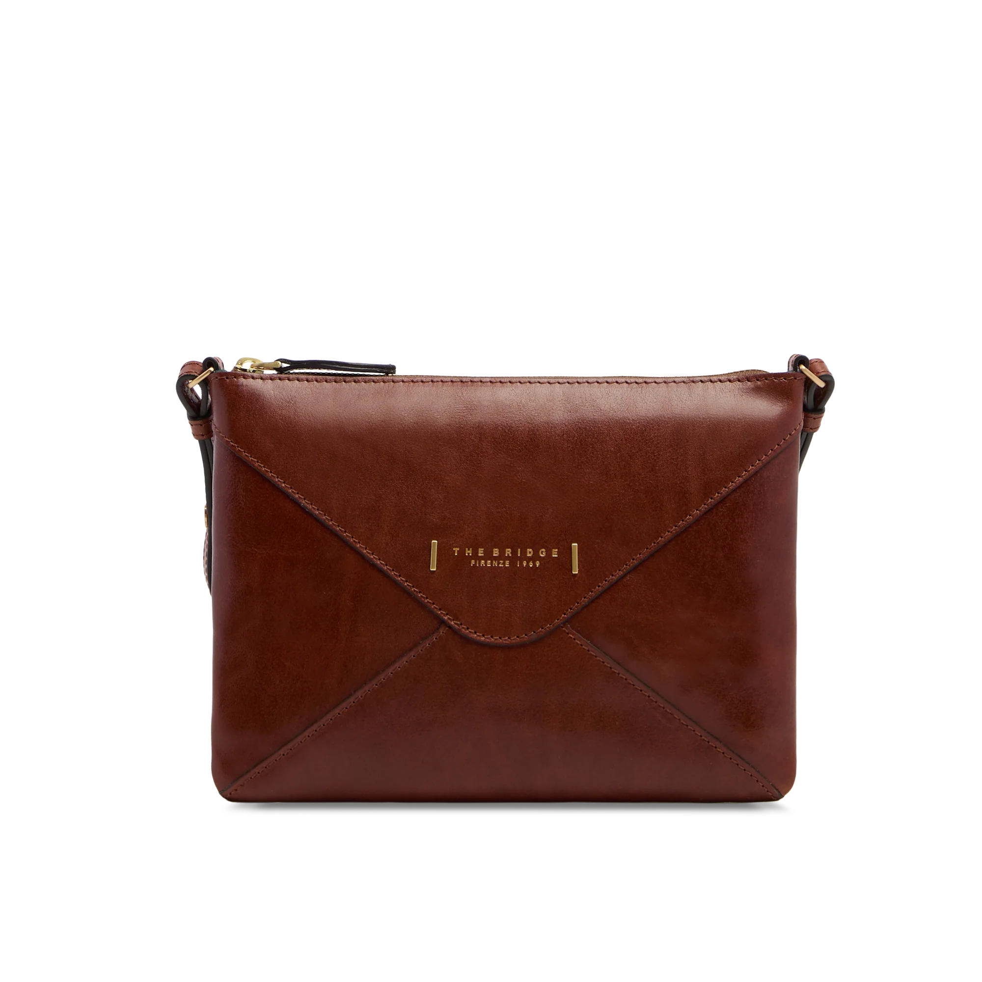Borsa tracolla pelle chiusa con zip