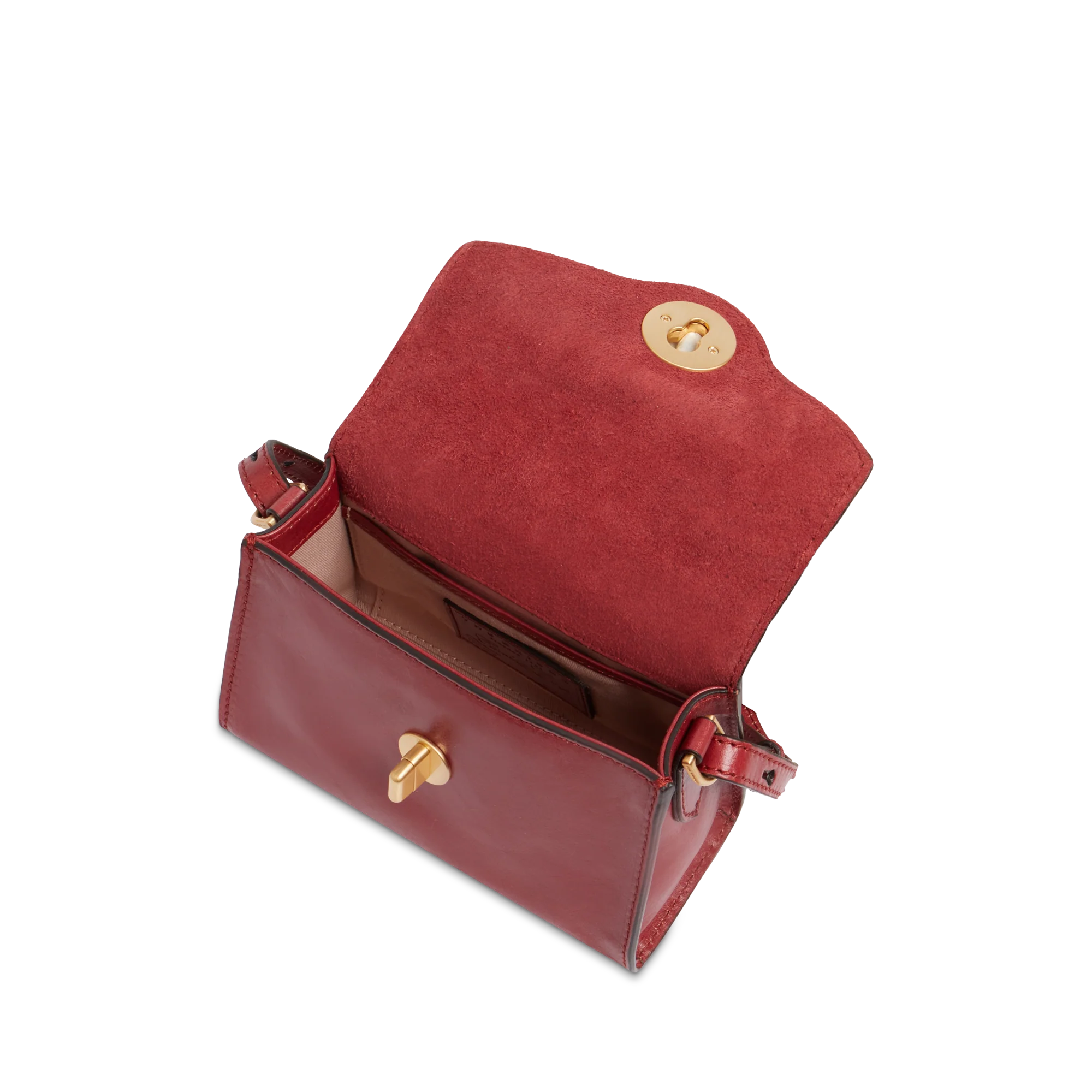 Borsa in pelle donna con tracolla removibile - Image 4
