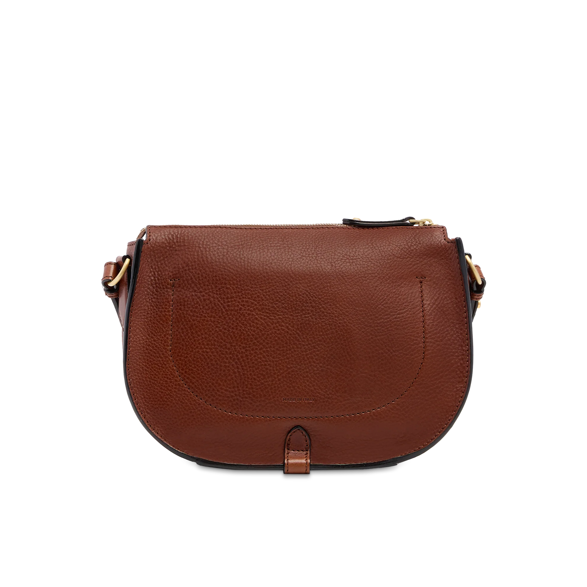 Borsa tracolla in pelle donna con chiusura zip - Image 3