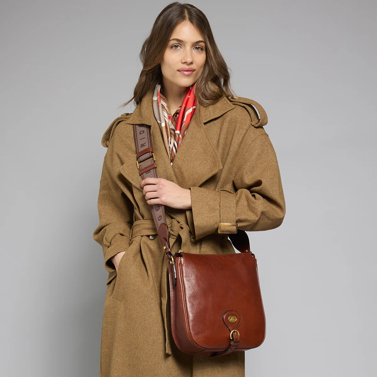 Borsa tracolla in pelle donna con chiusura zip - Image 6