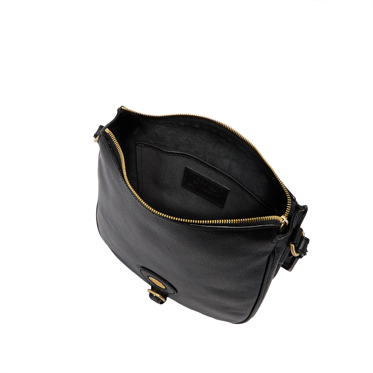 Borsa tracolla in pelle donna con chiusura zip - Image 4