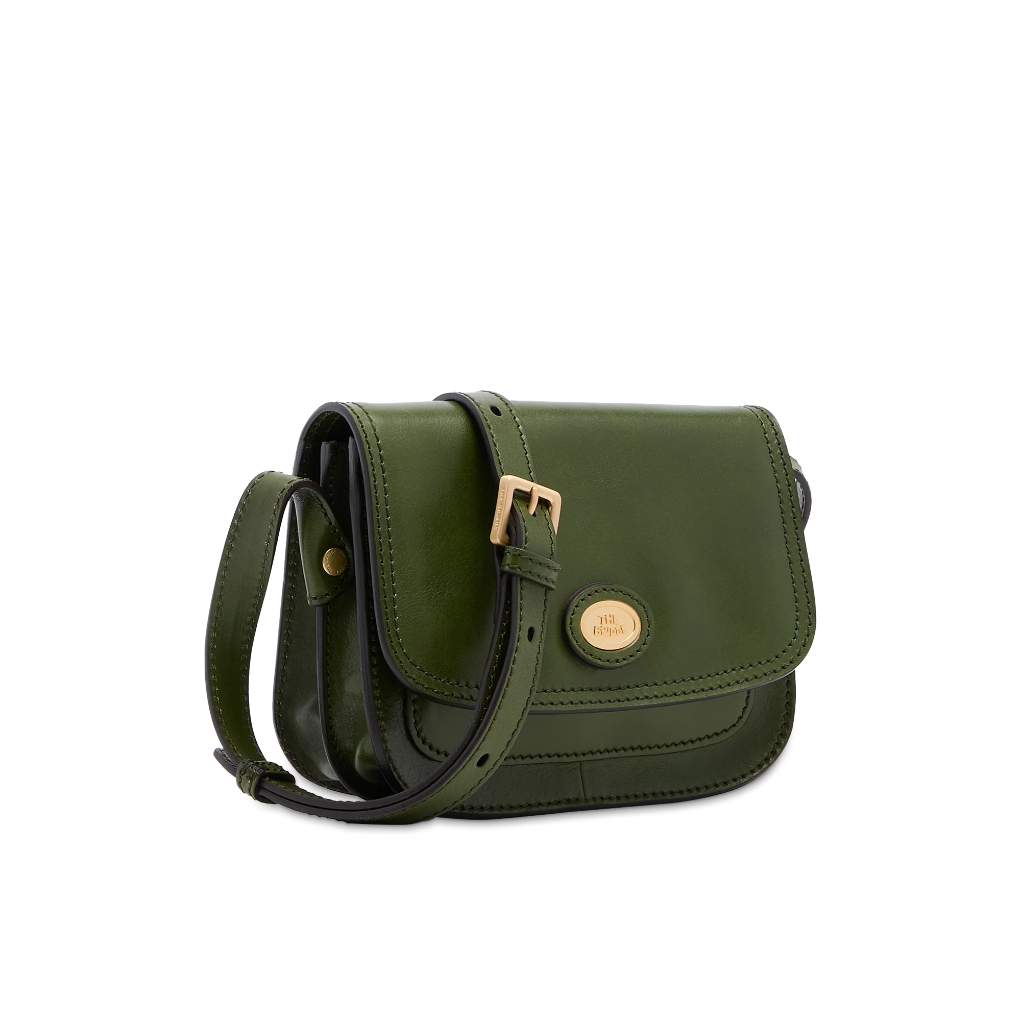 Borsa tracolla in pelle a scomparti small size - Image 2