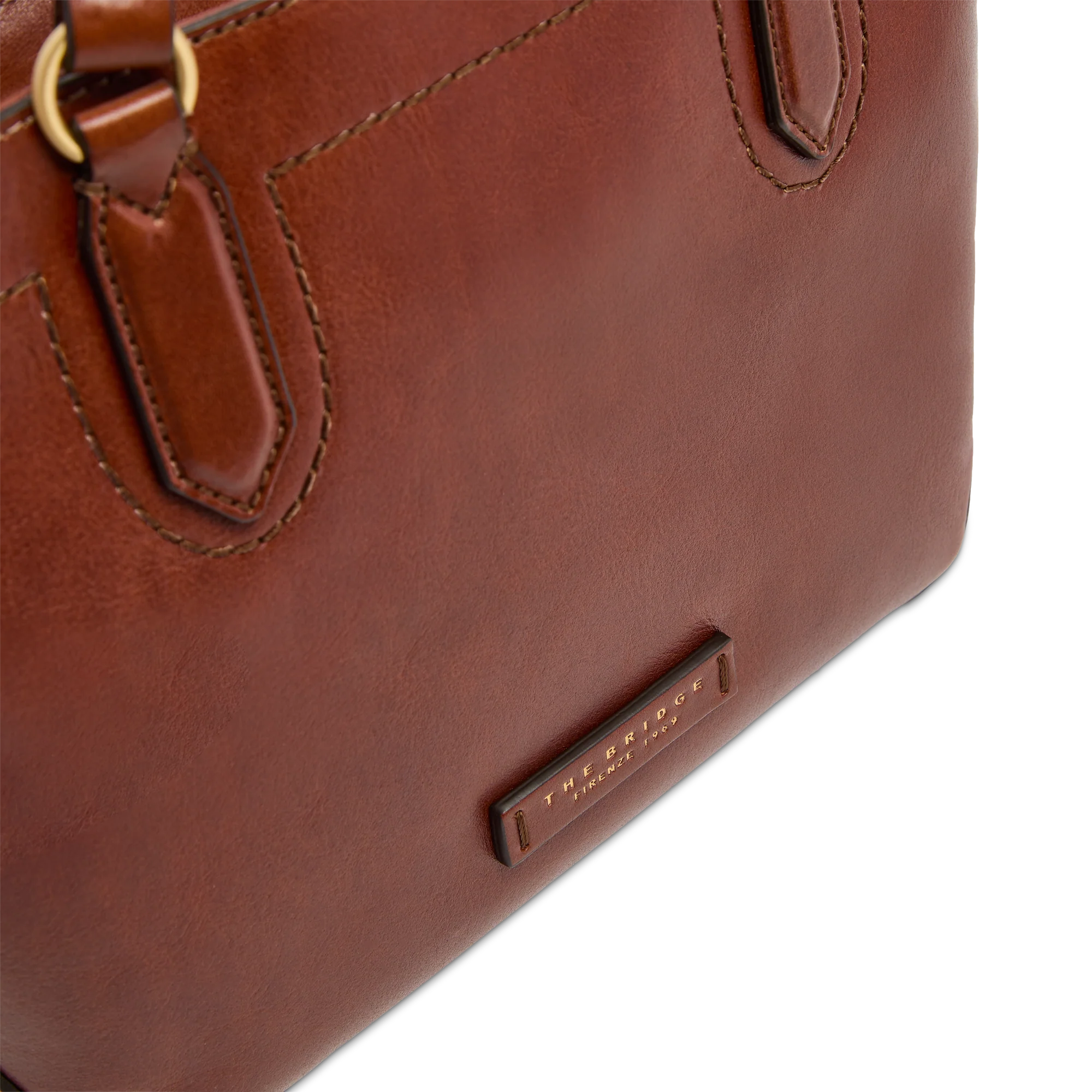 Borsa a mano in pelle con tracolla removibile - Image 4