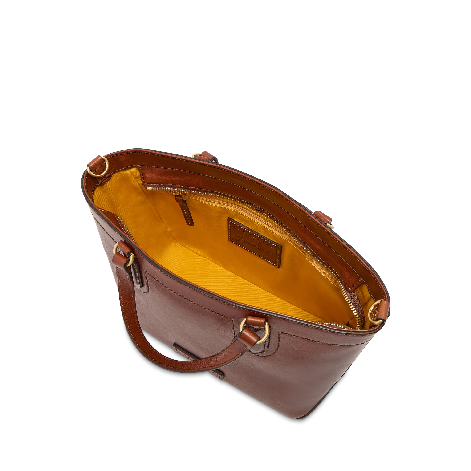 Borsa a mano in pelle con tracolla removibile - Image 5