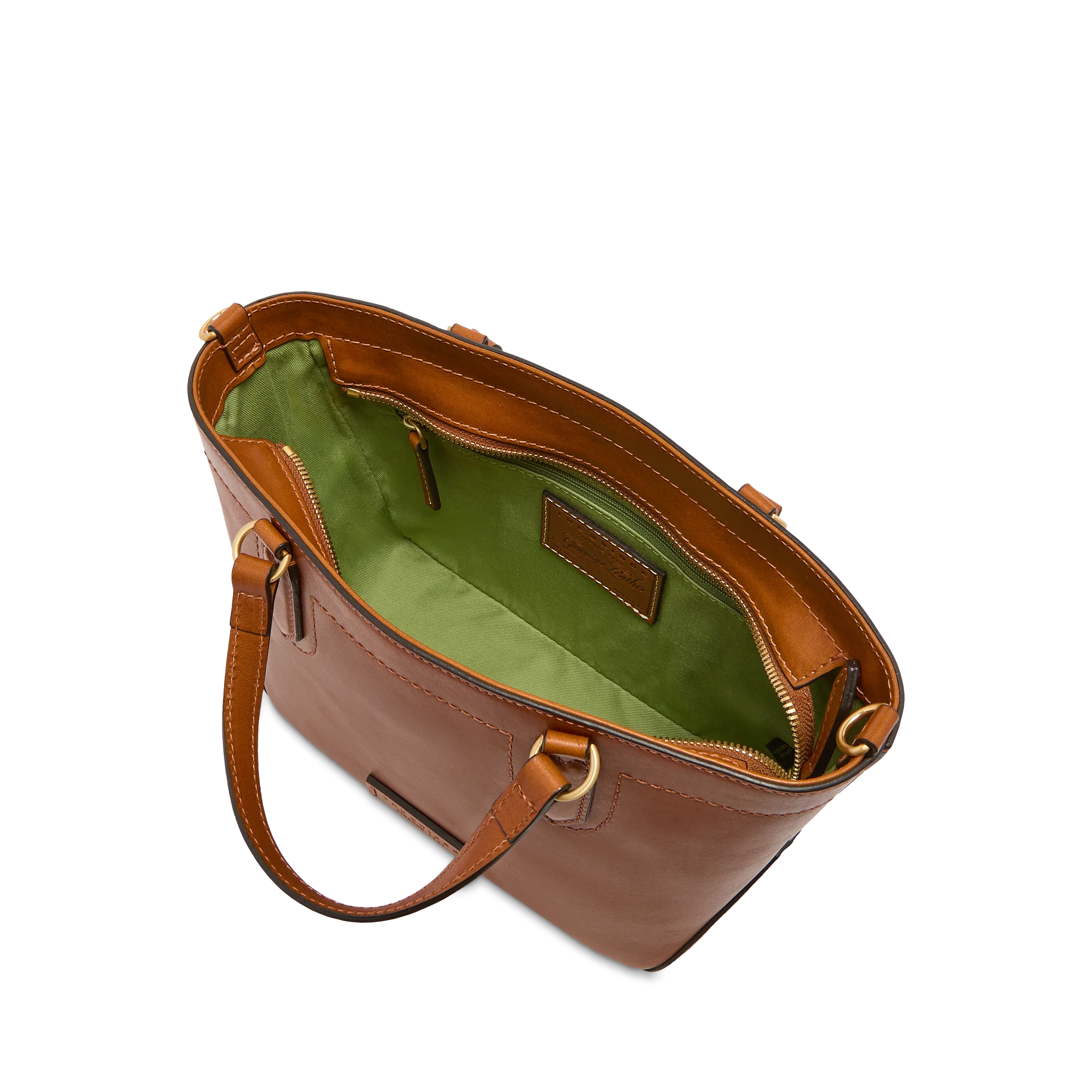 Borsa a mano in pelle con tracolla removibile - Image 4
