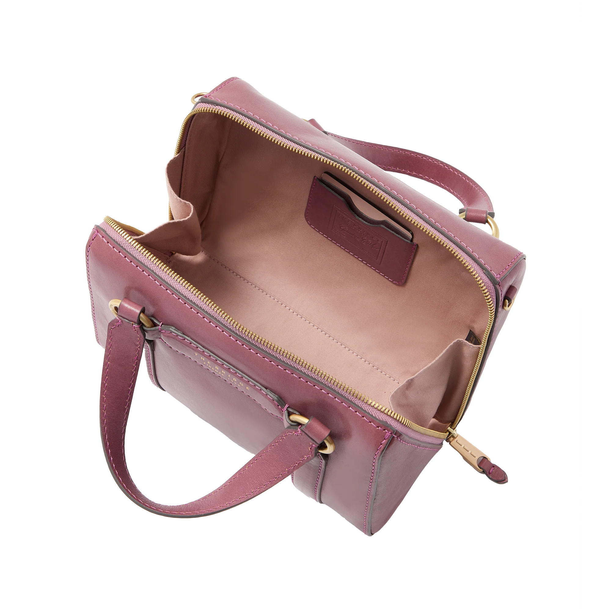 Borsa a mano in pelle con tracolla removibile - Image 4
