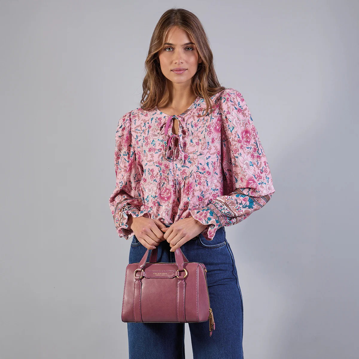 Borsa a mano in pelle con tracolla removibile - Image 7