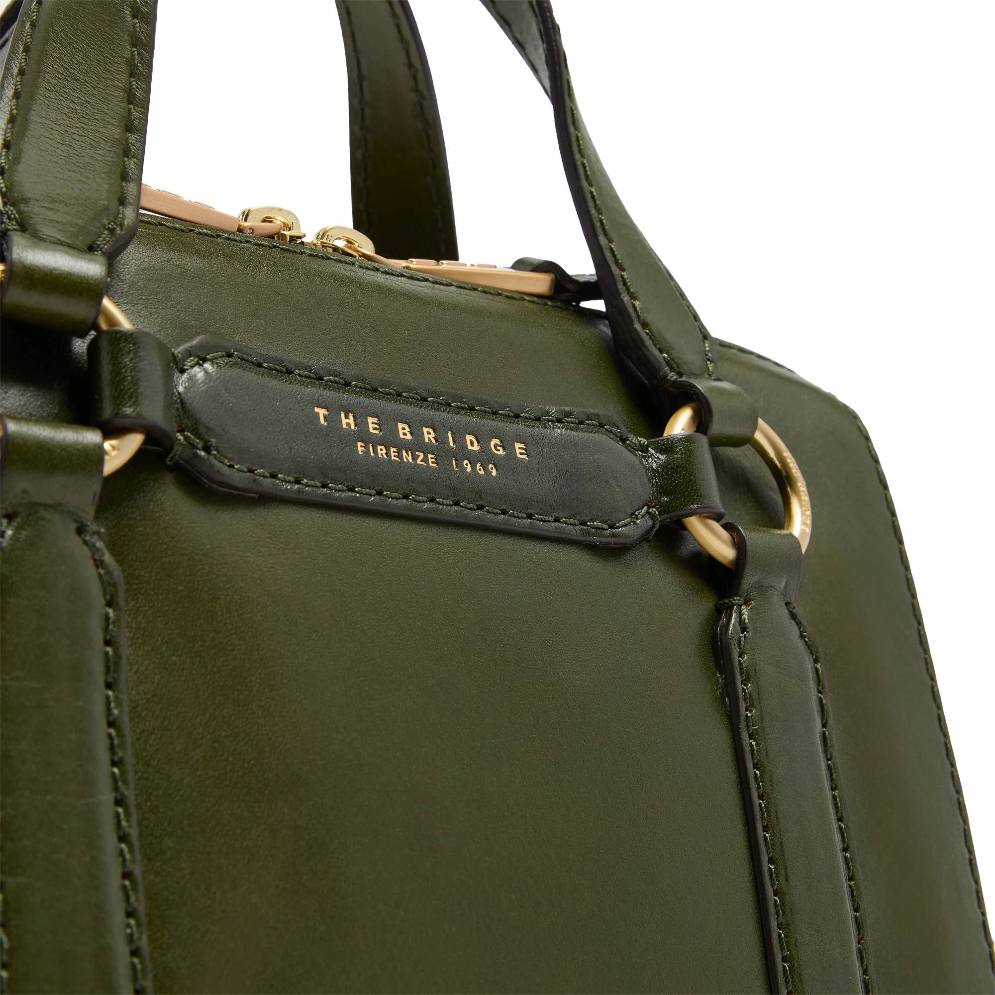 Borsa a mano in pelle con tracolla removibile - Image 5