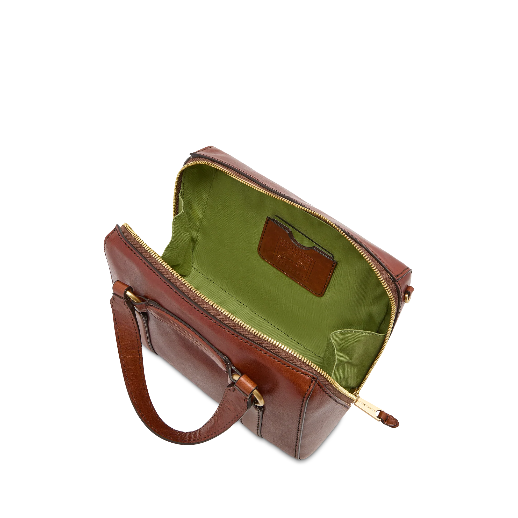 Borsa a mano in pelle con tracolla removibile - Image 4