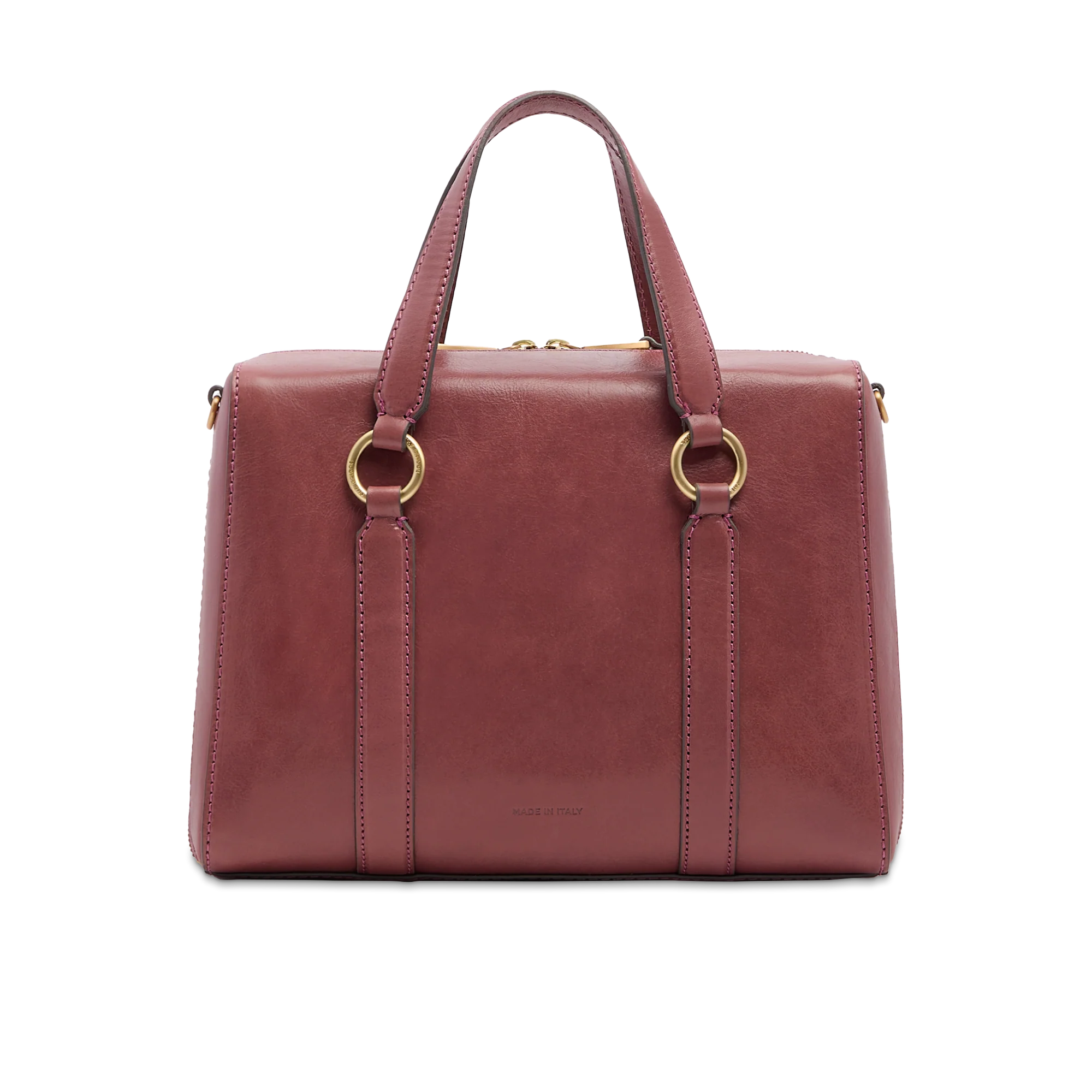 Borsa grande a mano in pelle con tracolla - Image 3