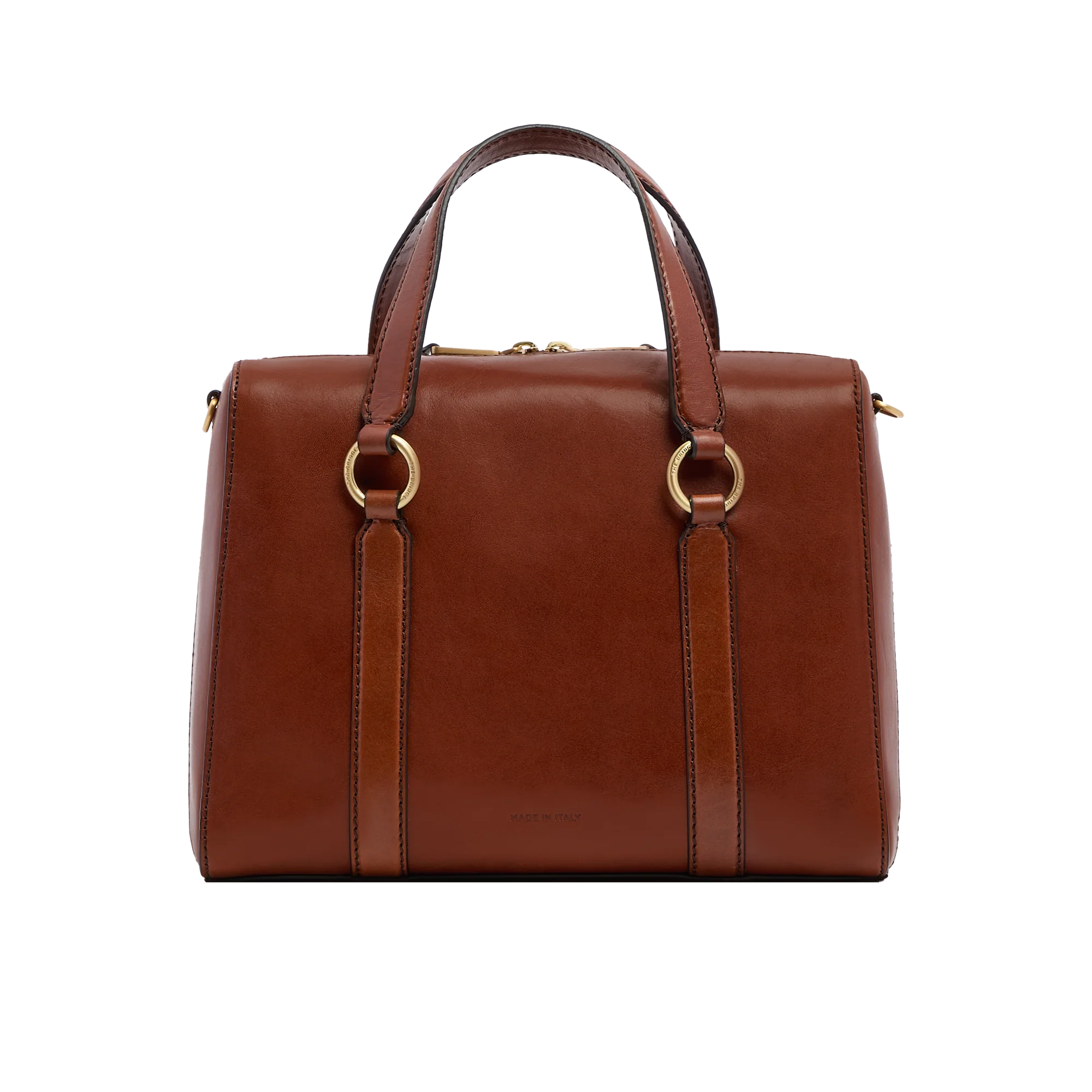 Borsa grande a mano in pelle con tracolla - Image 3