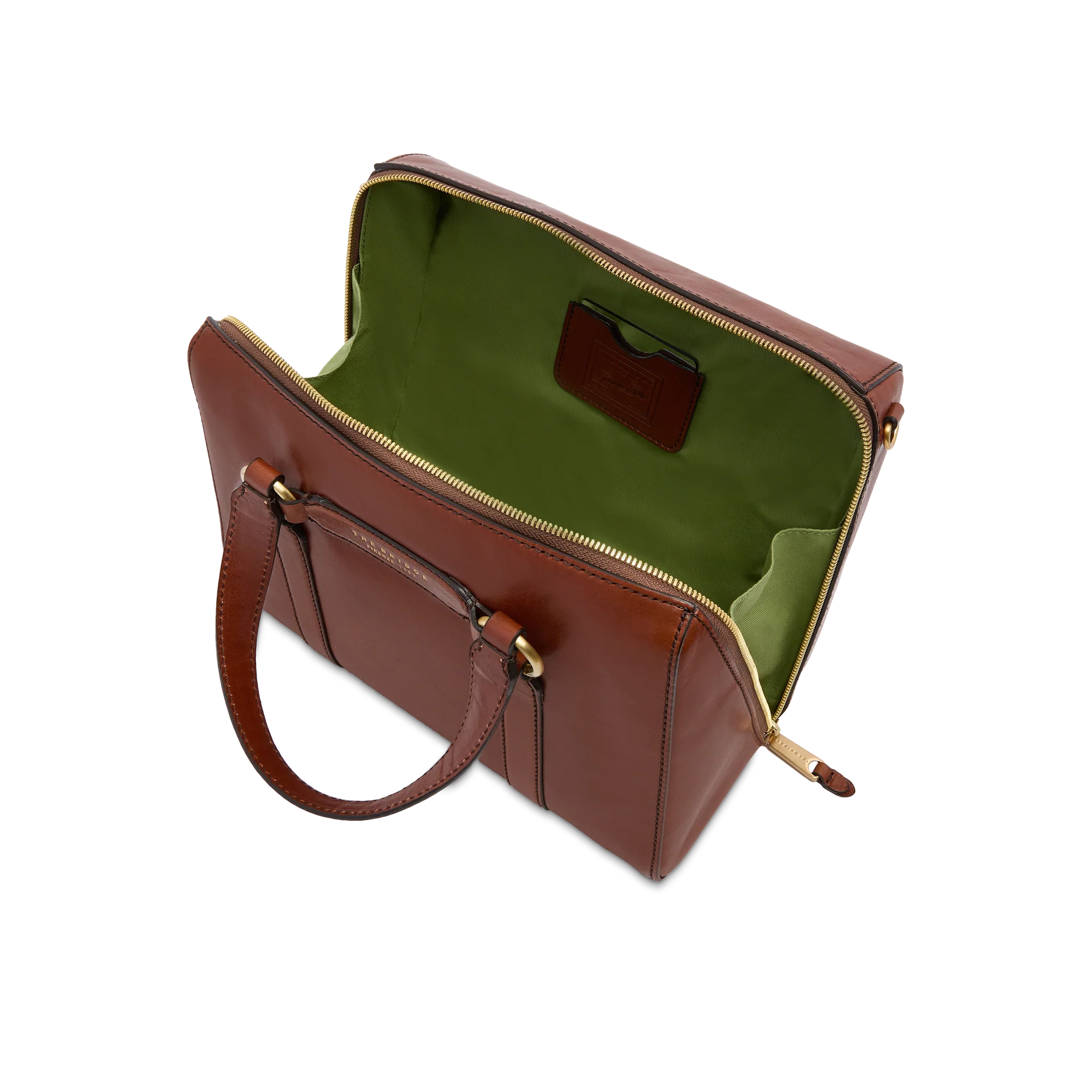 Borsa grande a mano in pelle con tracolla - Image 4