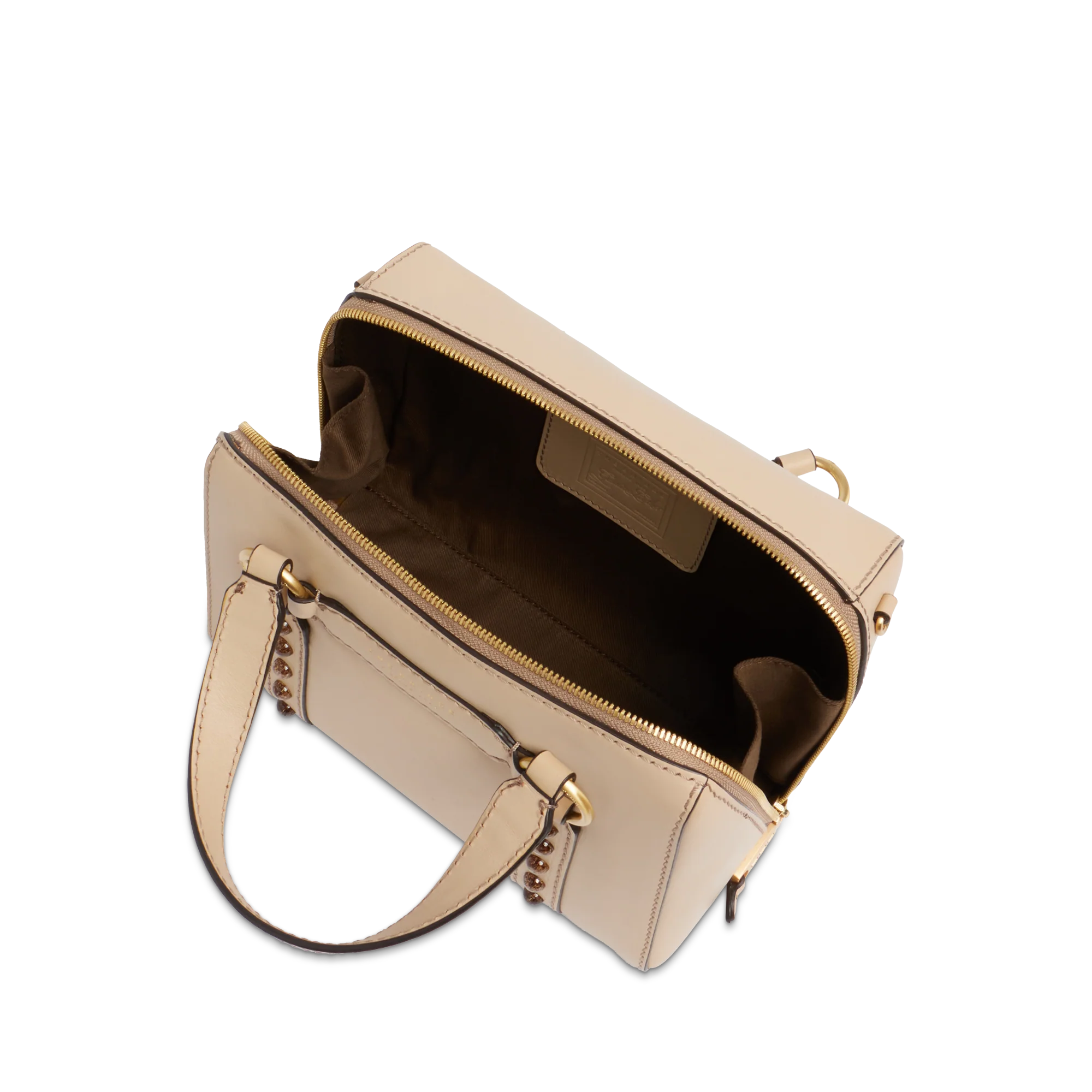 Borsa a mano in pelle con tracolla removibile - Image 4