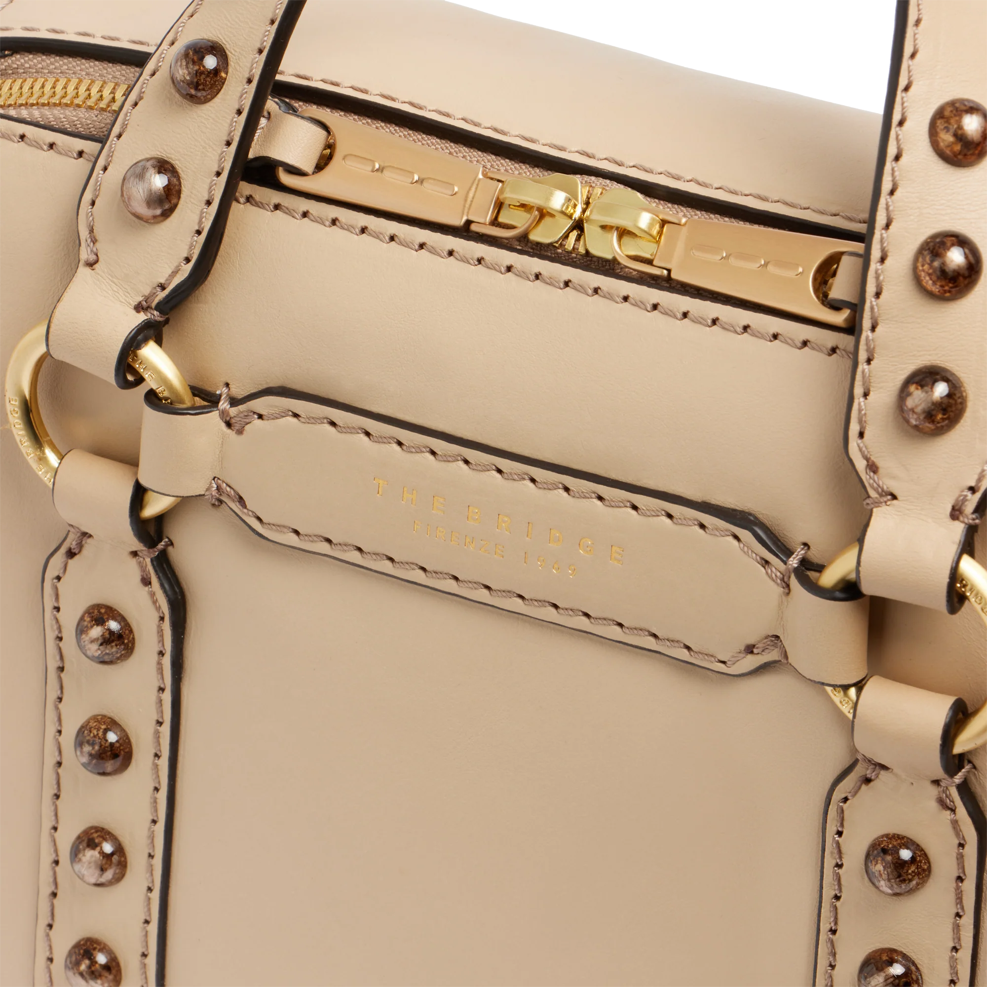 Borsa a mano in pelle con tracolla removibile - Image 5