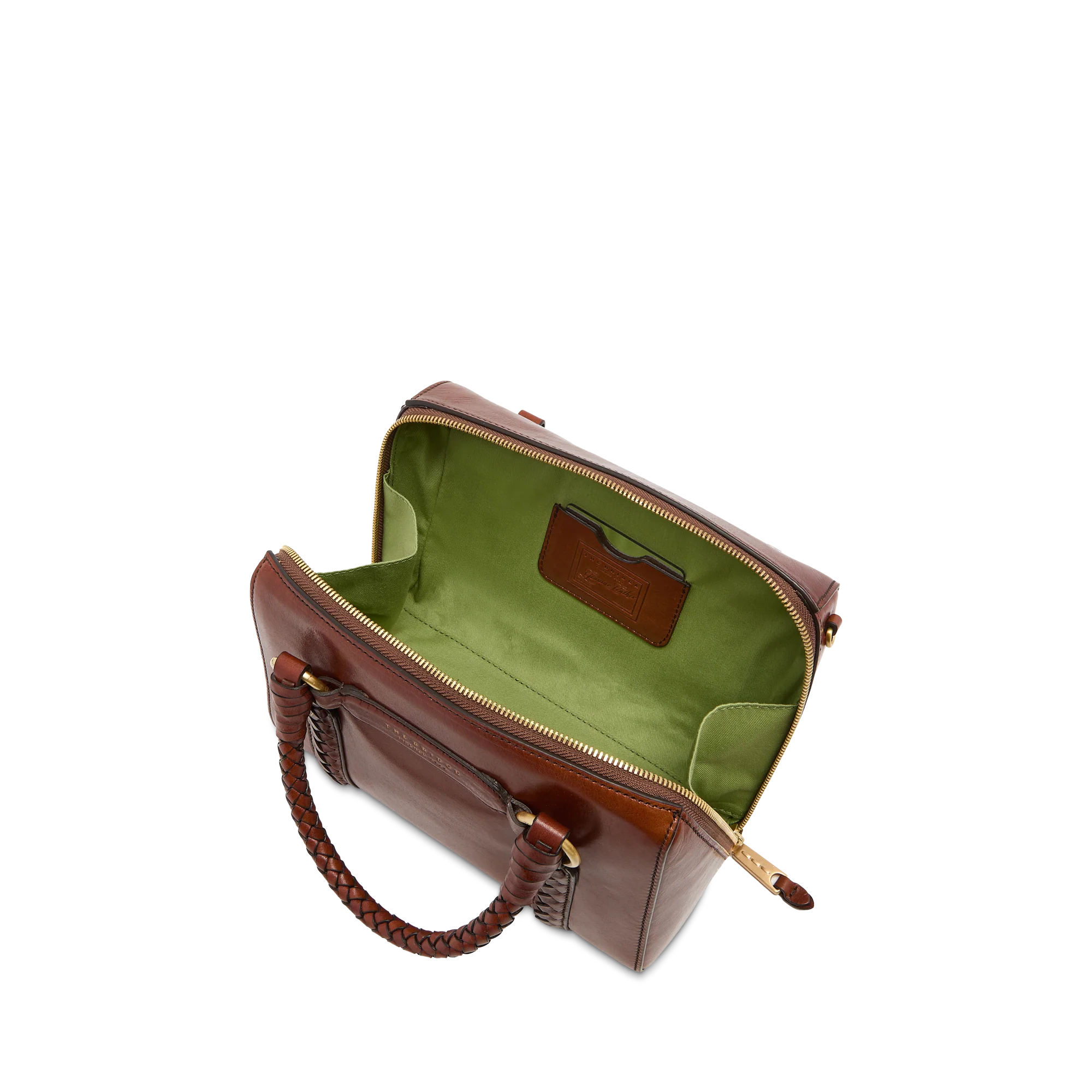 Borsa a mano in pelle con tracolla removibile - Image 4