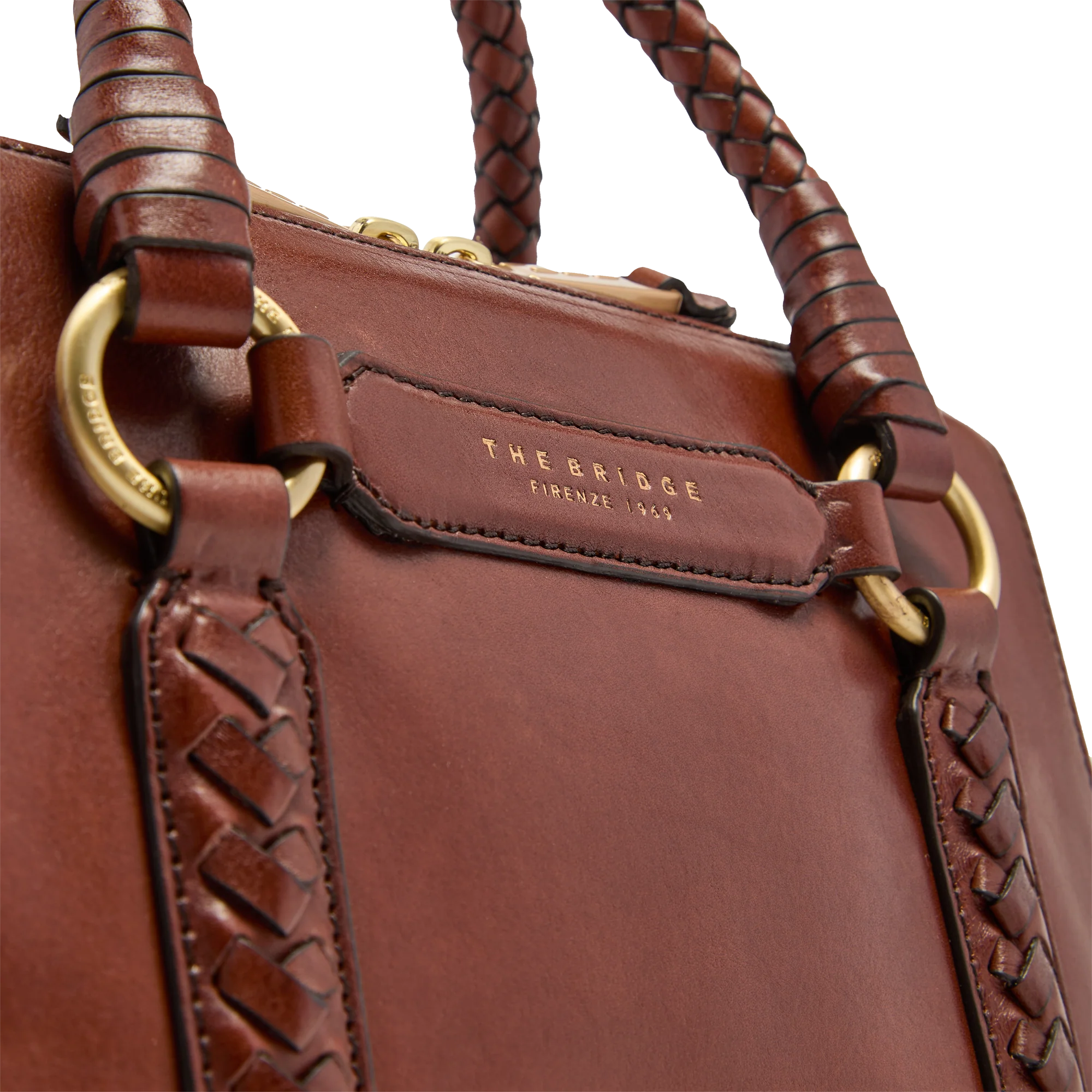 Borsa a mano in pelle con tracolla removibile - Image 5