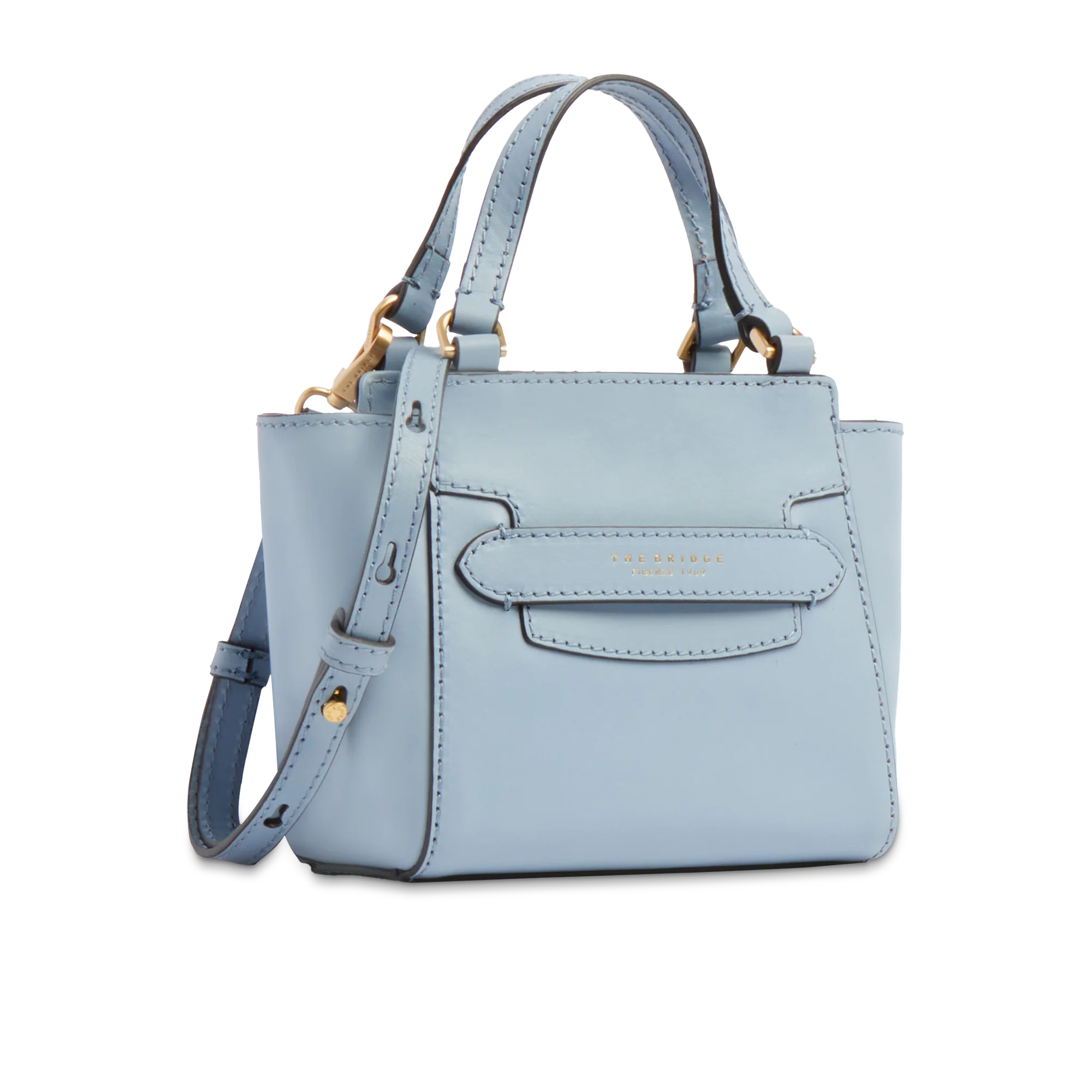 Borsa pelle donna con tracolla removibile - Image 2