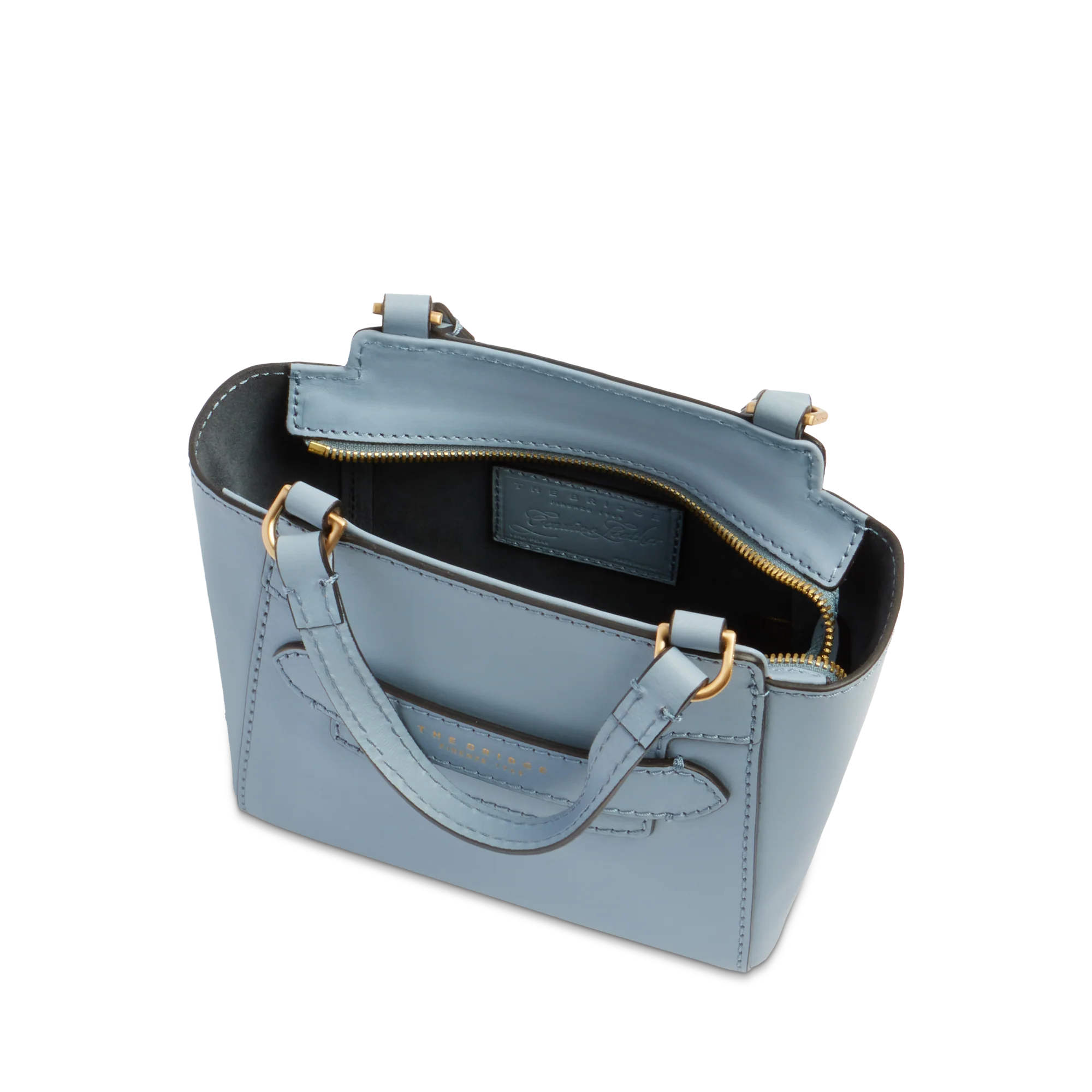 Borsa pelle donna con tracolla removibile - Image 4