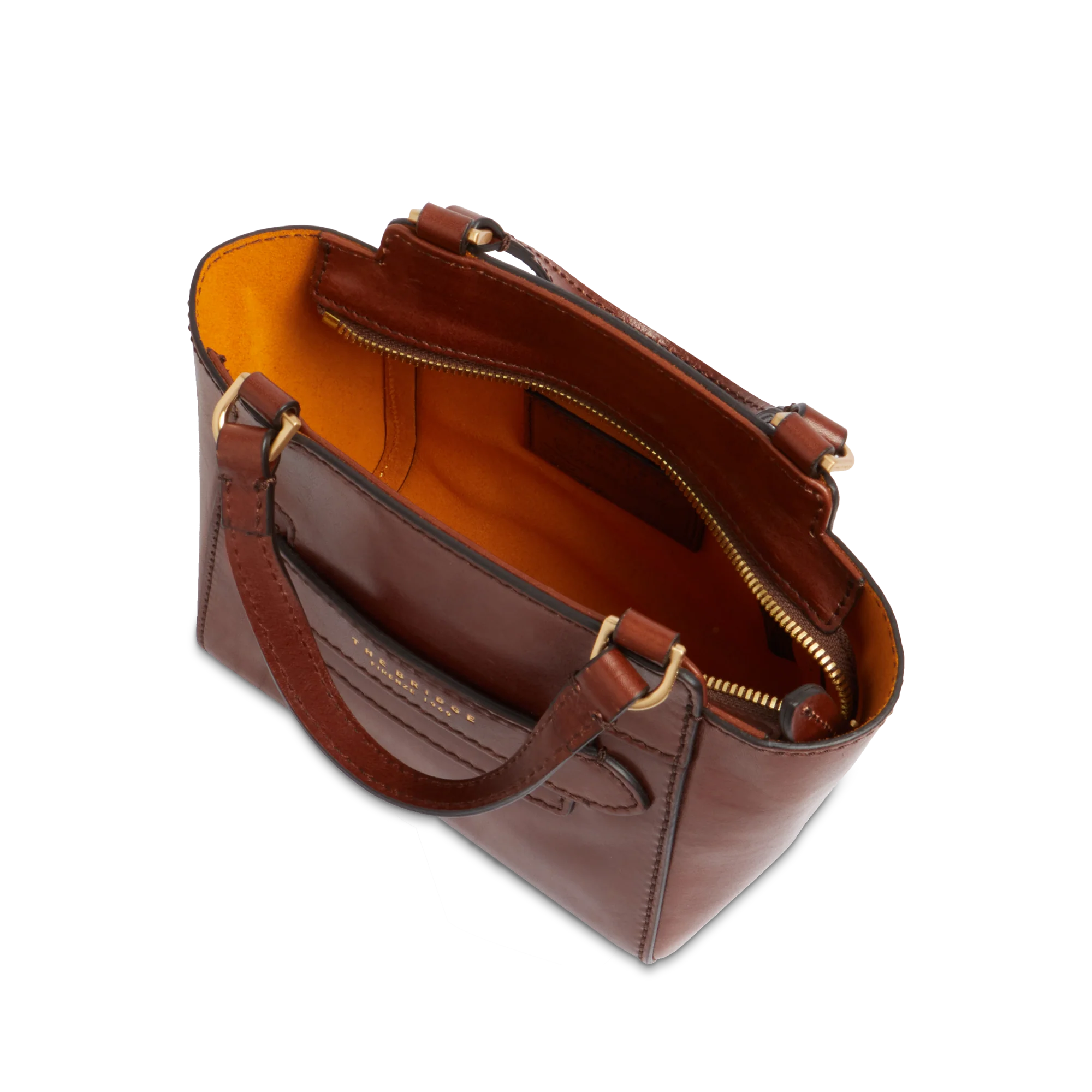 Borsa pelle donna con tracolla removibile - Image 4