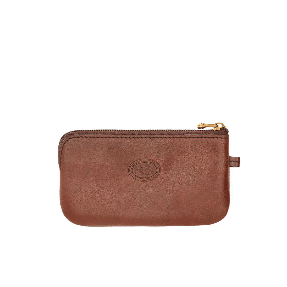 Portachiavi in pelle con zip