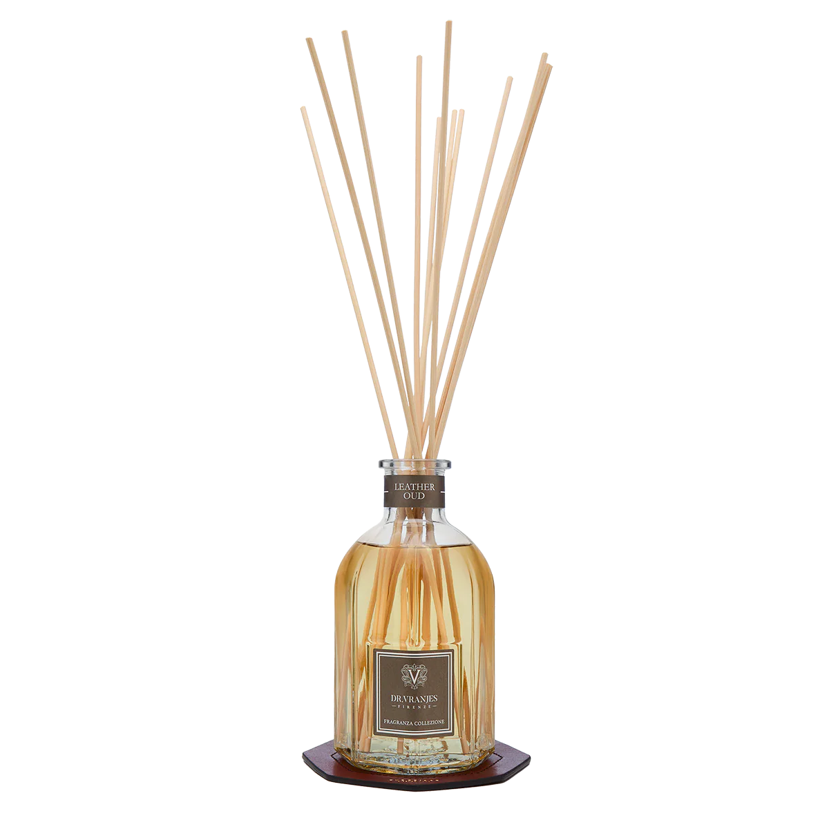 Limited Edition fragranza ambiente Leather Oud (500 ml) ​con disco in pelle - Image 2