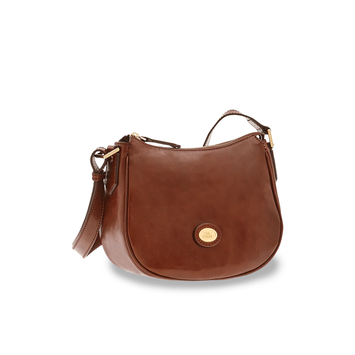 Borsa tracolla pelle chiusa con zip