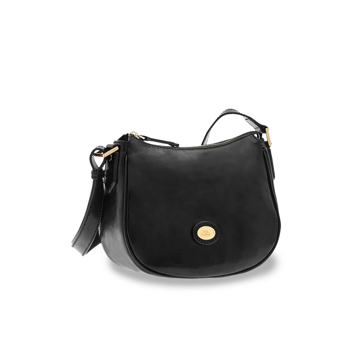 Borsa tracolla pelle chiusa con zip