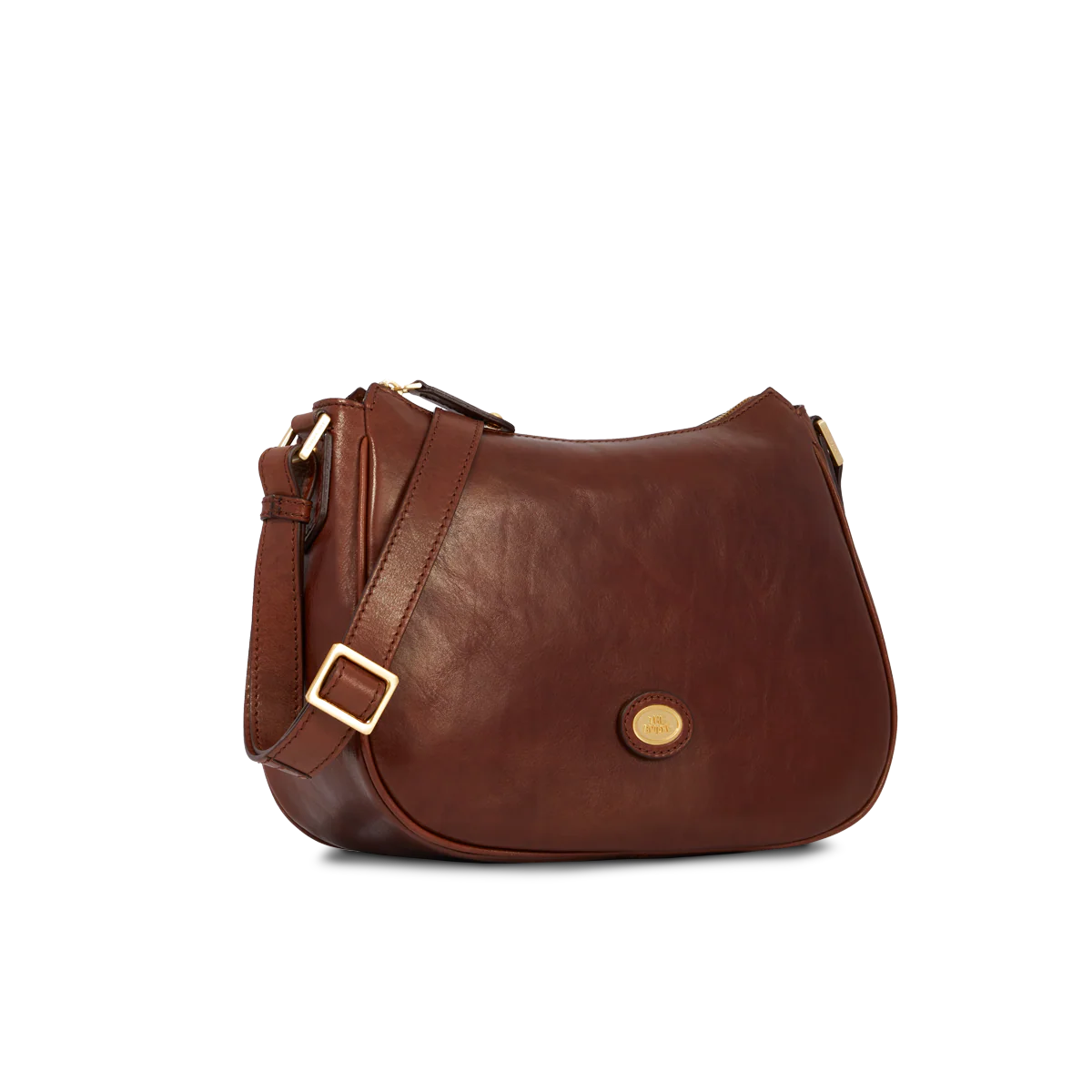 Borsa pelle tracolla e zip - Image 2
