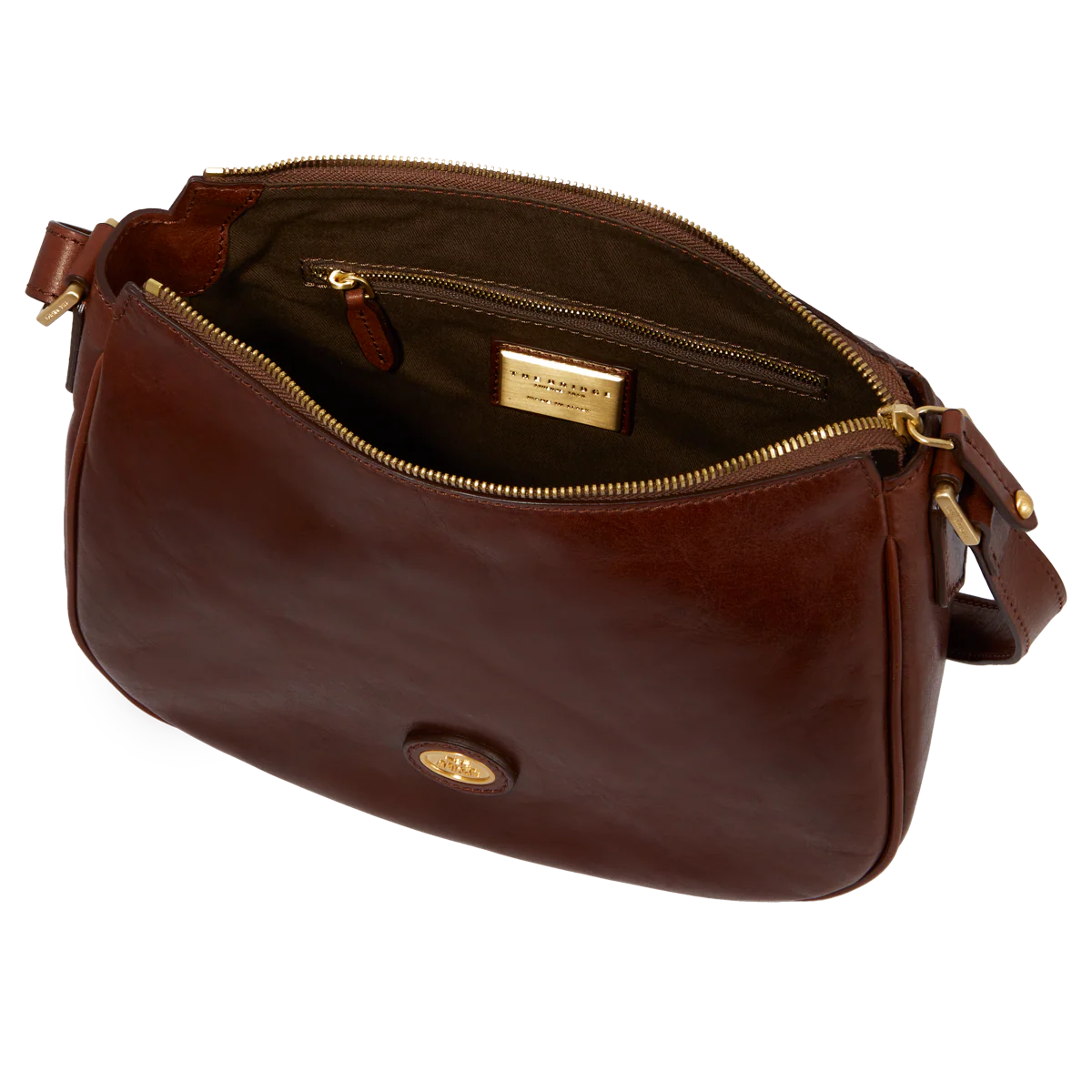 Borsa pelle tracolla e zip - Image 4