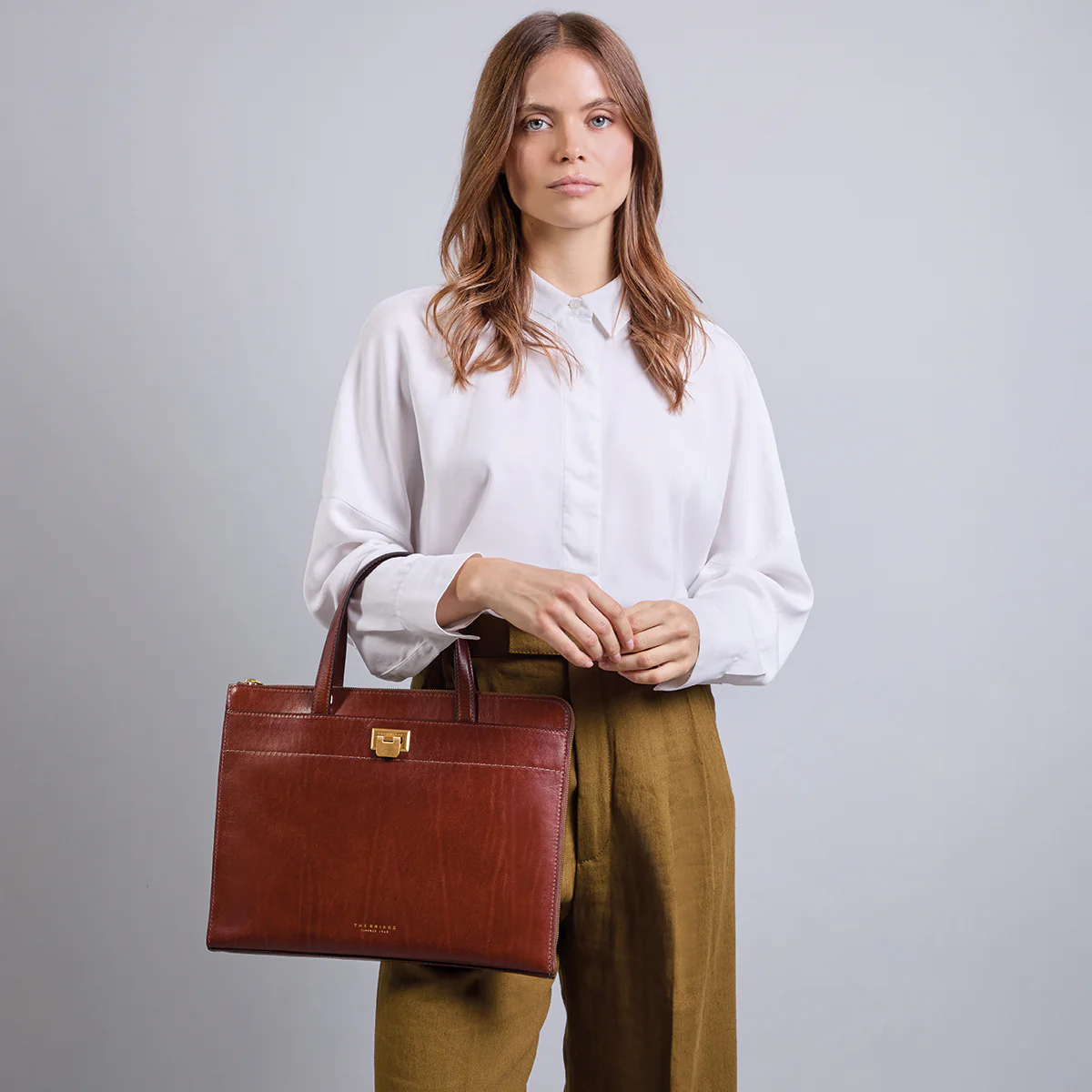 Cartella in pelle donna porta pc - Image 6